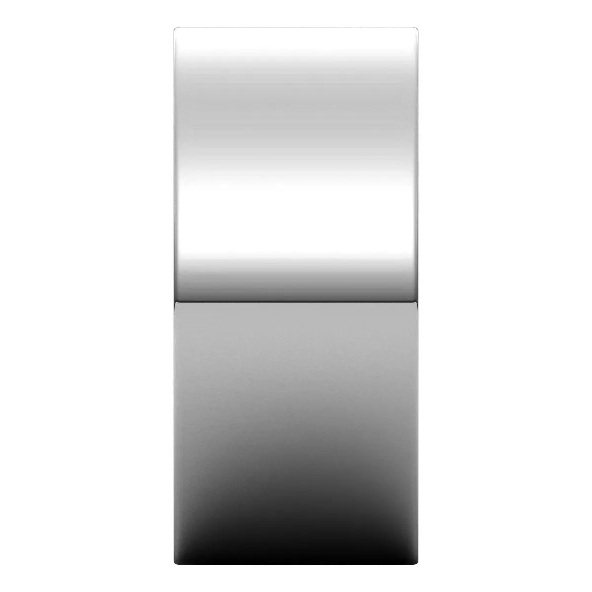 10K White Gold 9 mm flat Wedding Band