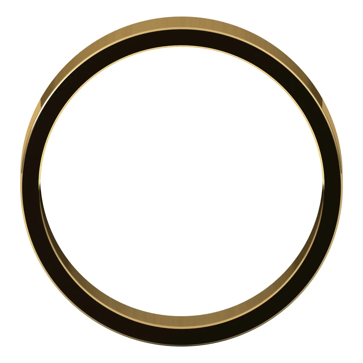 10K Yellow Gold 5 mm flat Wedding Band