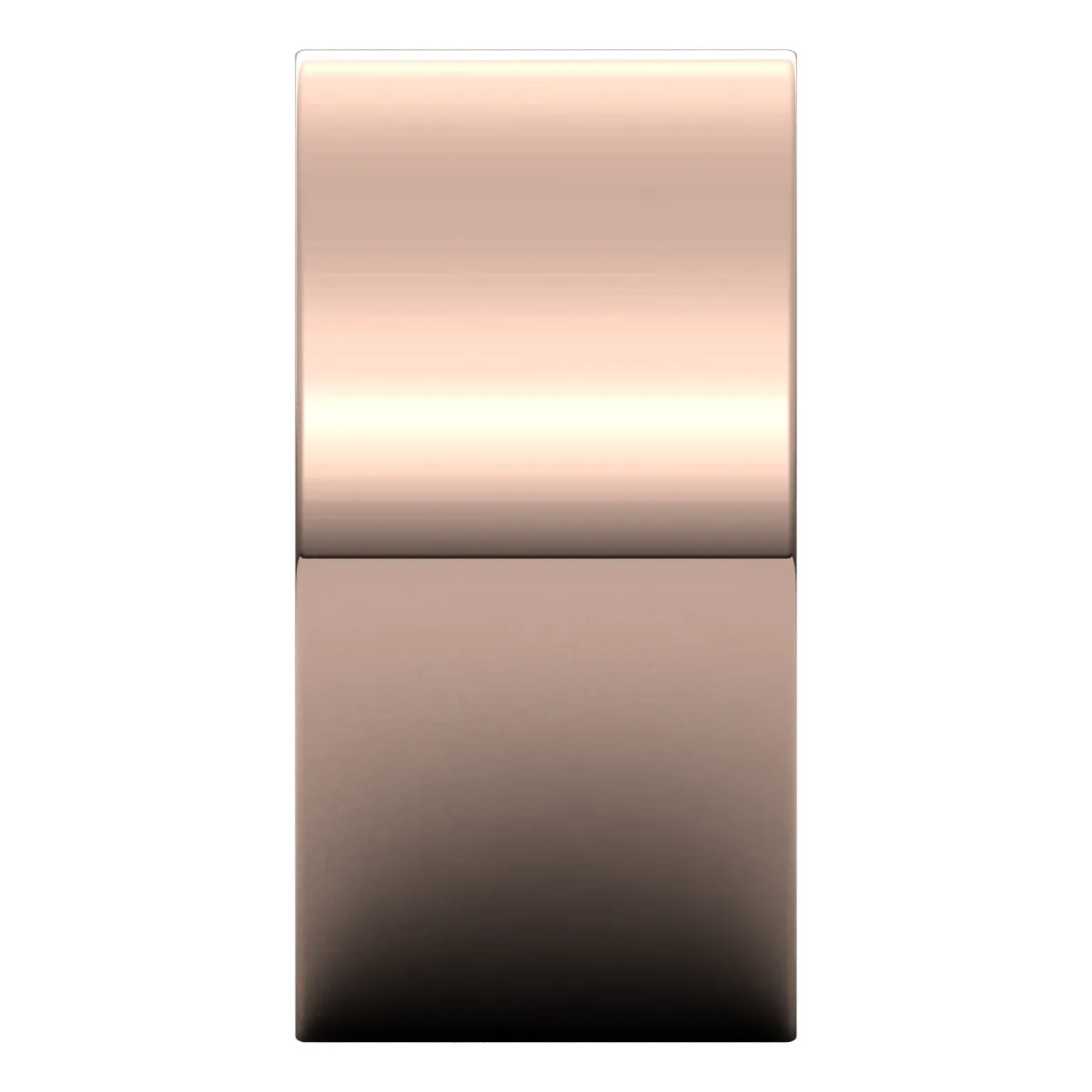 14K Rose Gold 10 mm flat Wedding Band