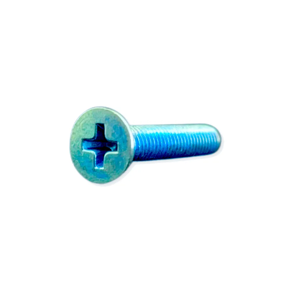 1" Blue Zinc Phillips Mounting Hardware 100 Pack