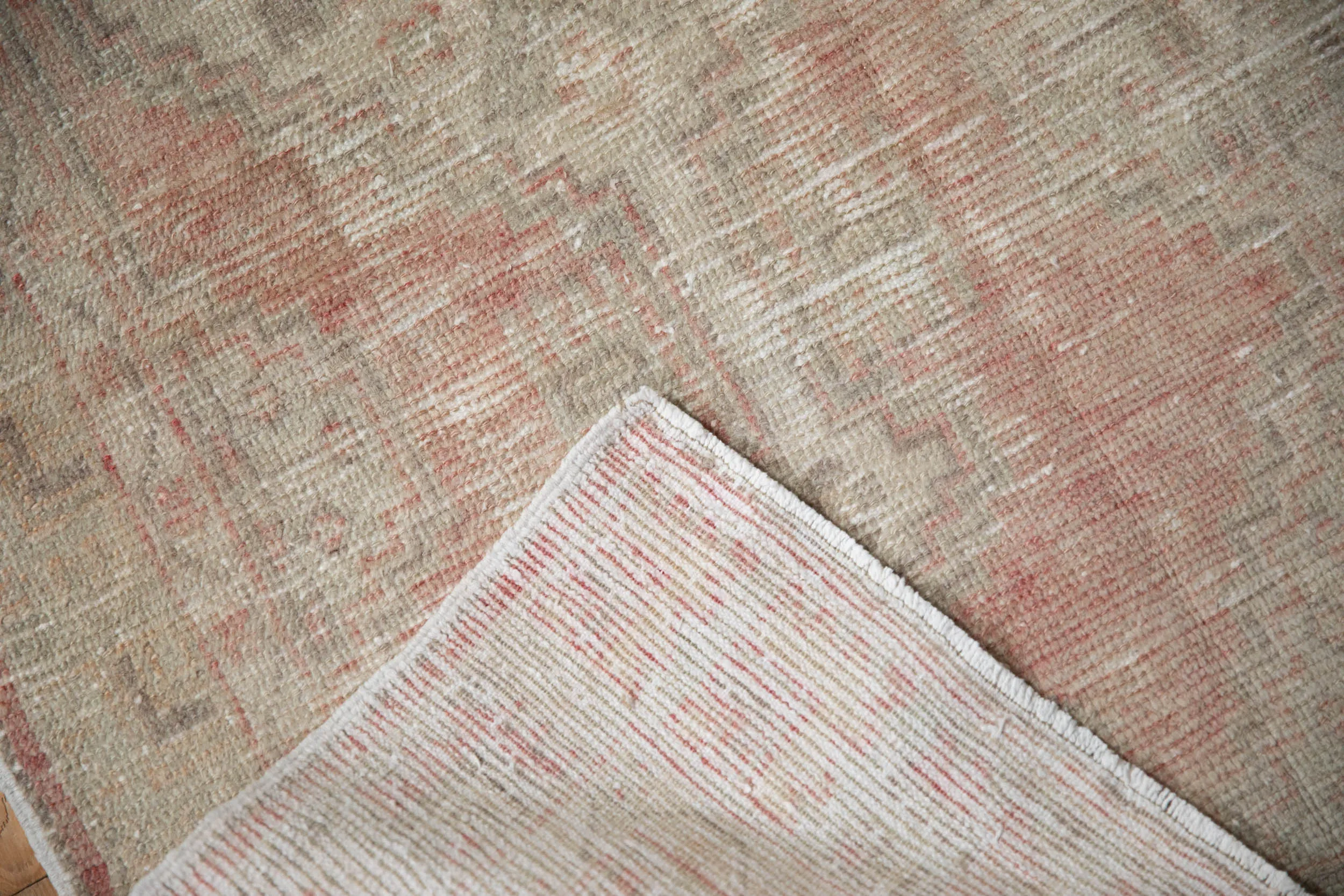 2.5x5 Vintage Distressed Oushak Rug Runner