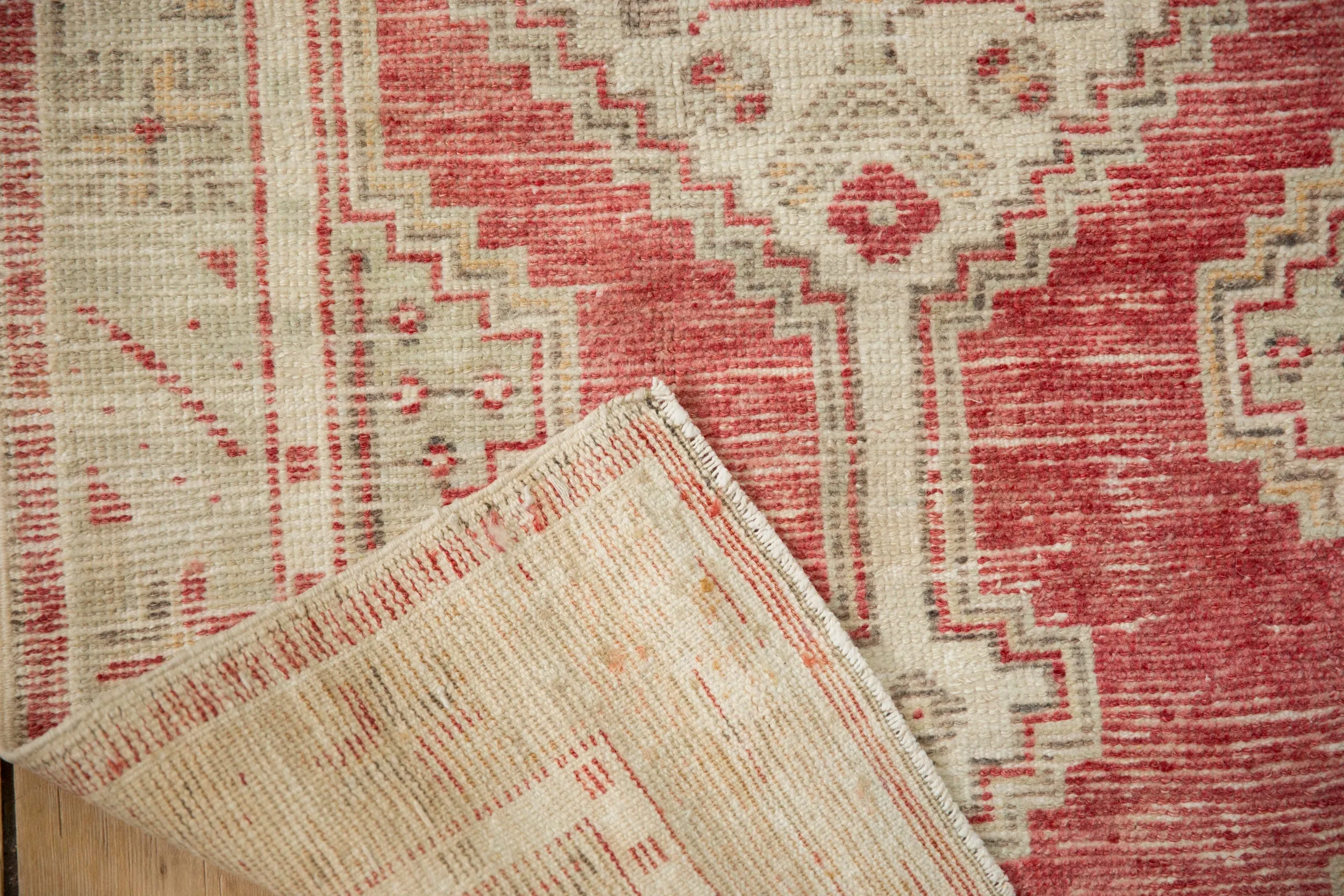 2.5x5 Vintage Distressed Oushak Rug Runner