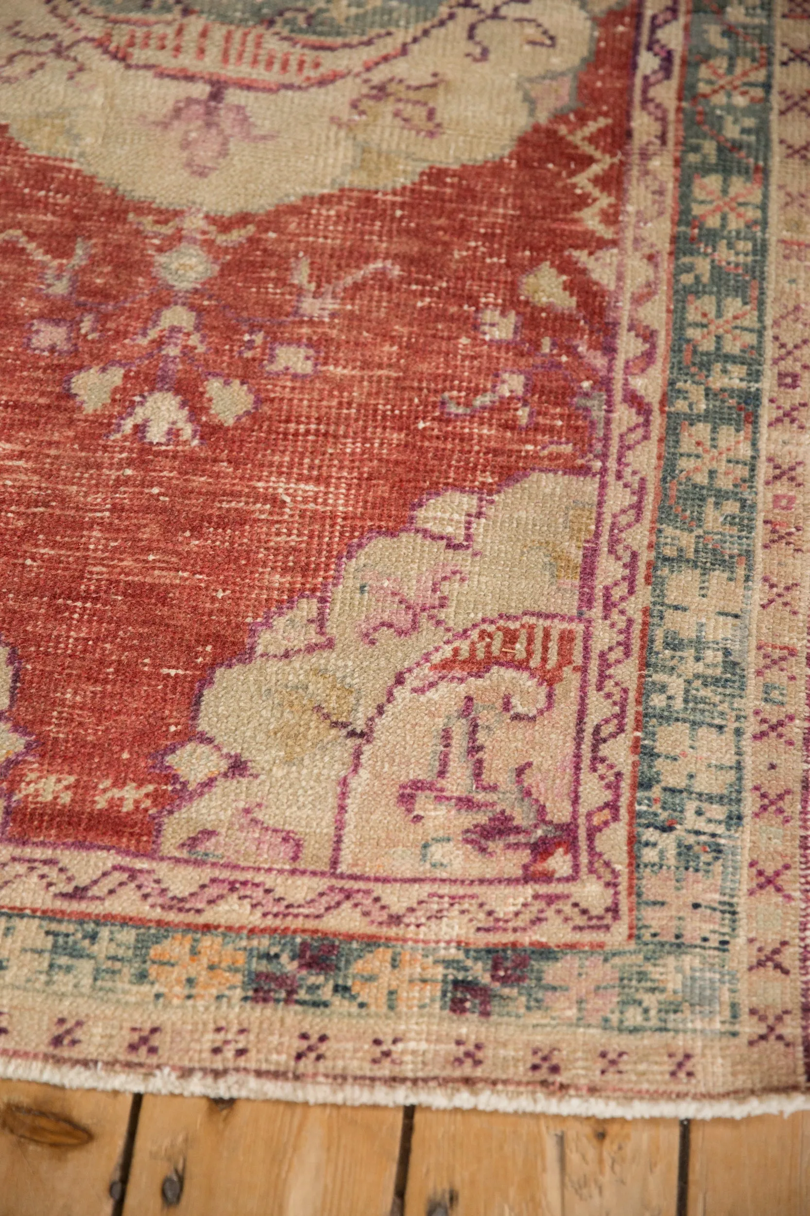 2.5x5 Vintage Distressed Oushak Rug Runner