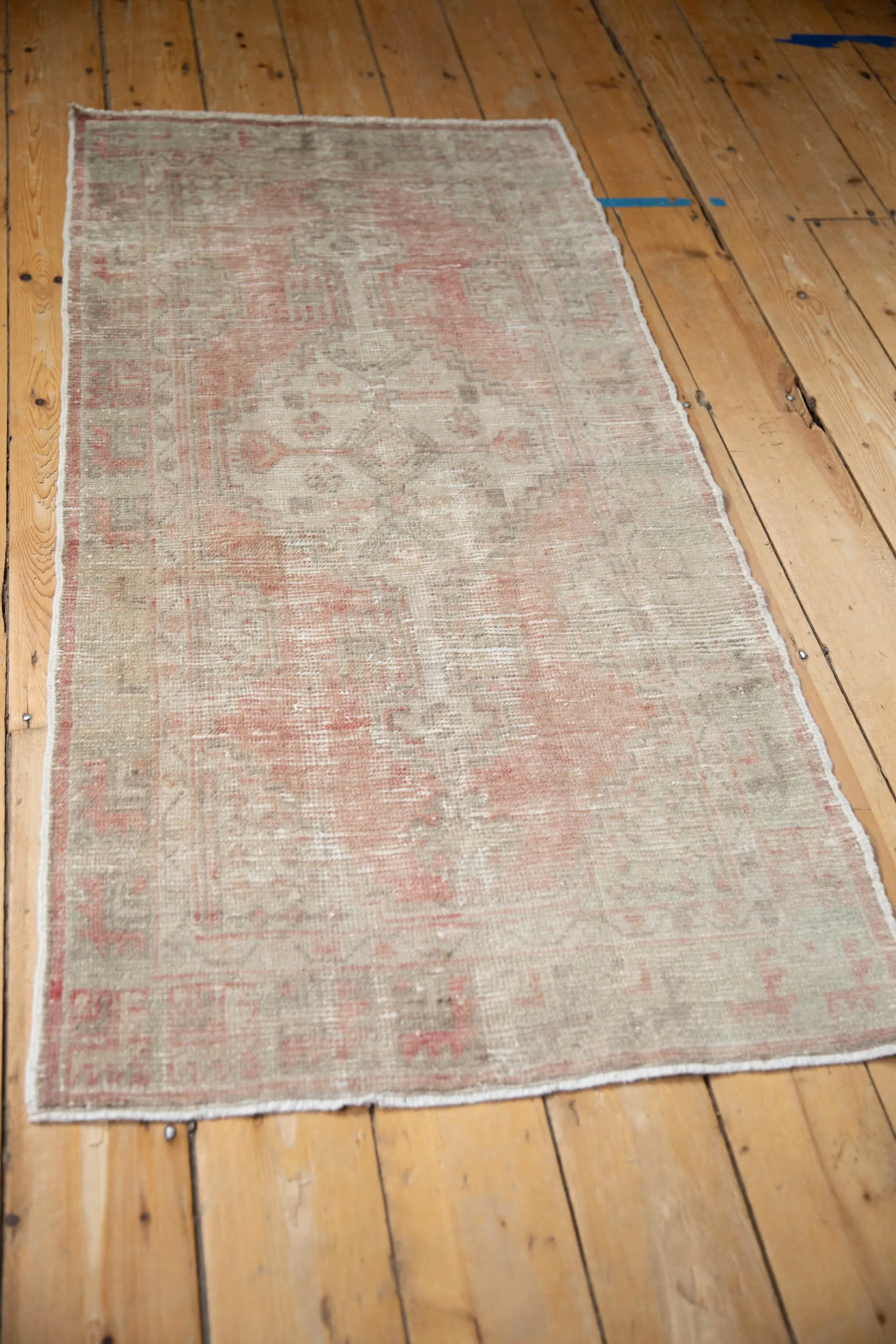 2.5x5 Vintage Distressed Oushak Rug Runner