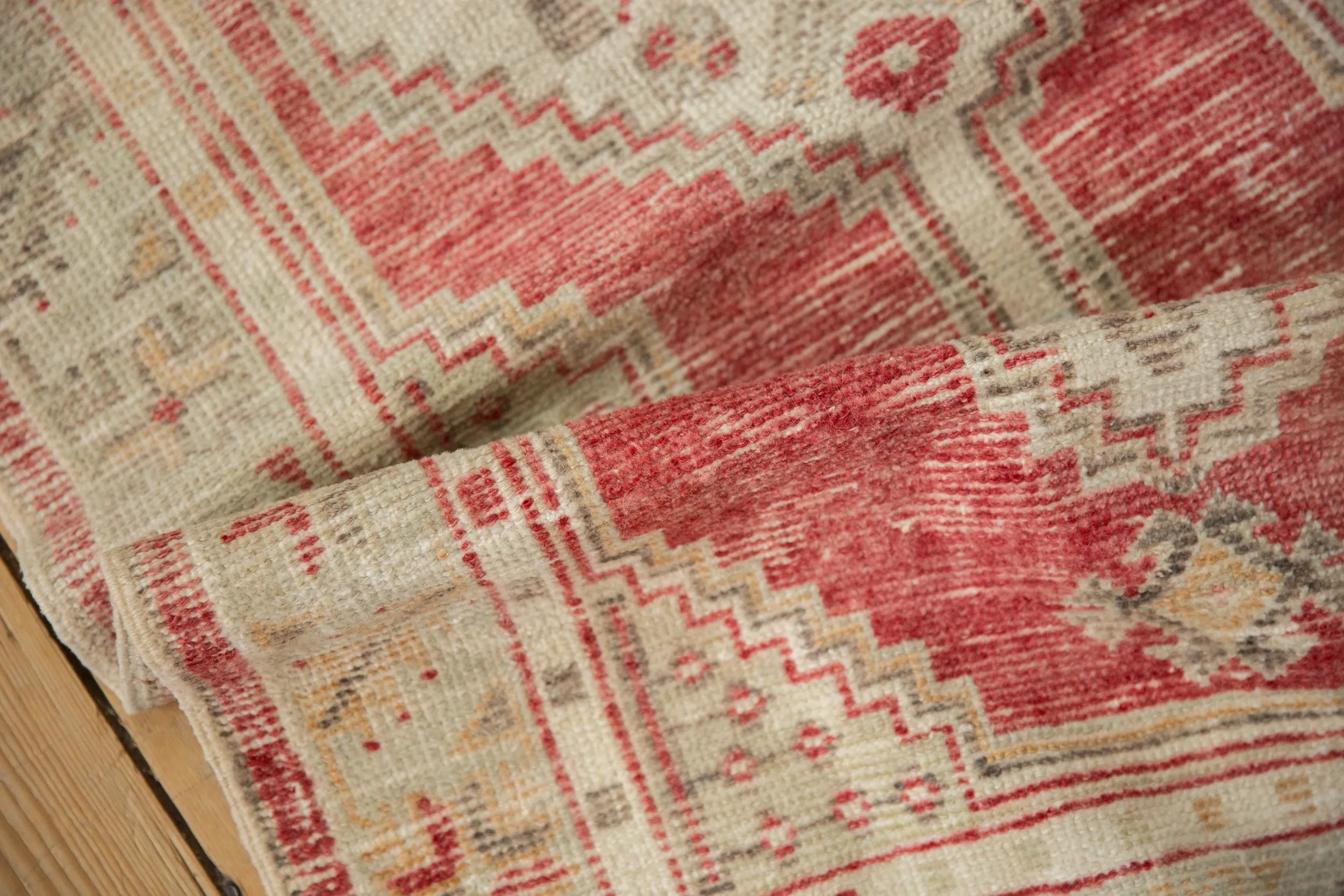 2.5x5 Vintage Distressed Oushak Rug Runner