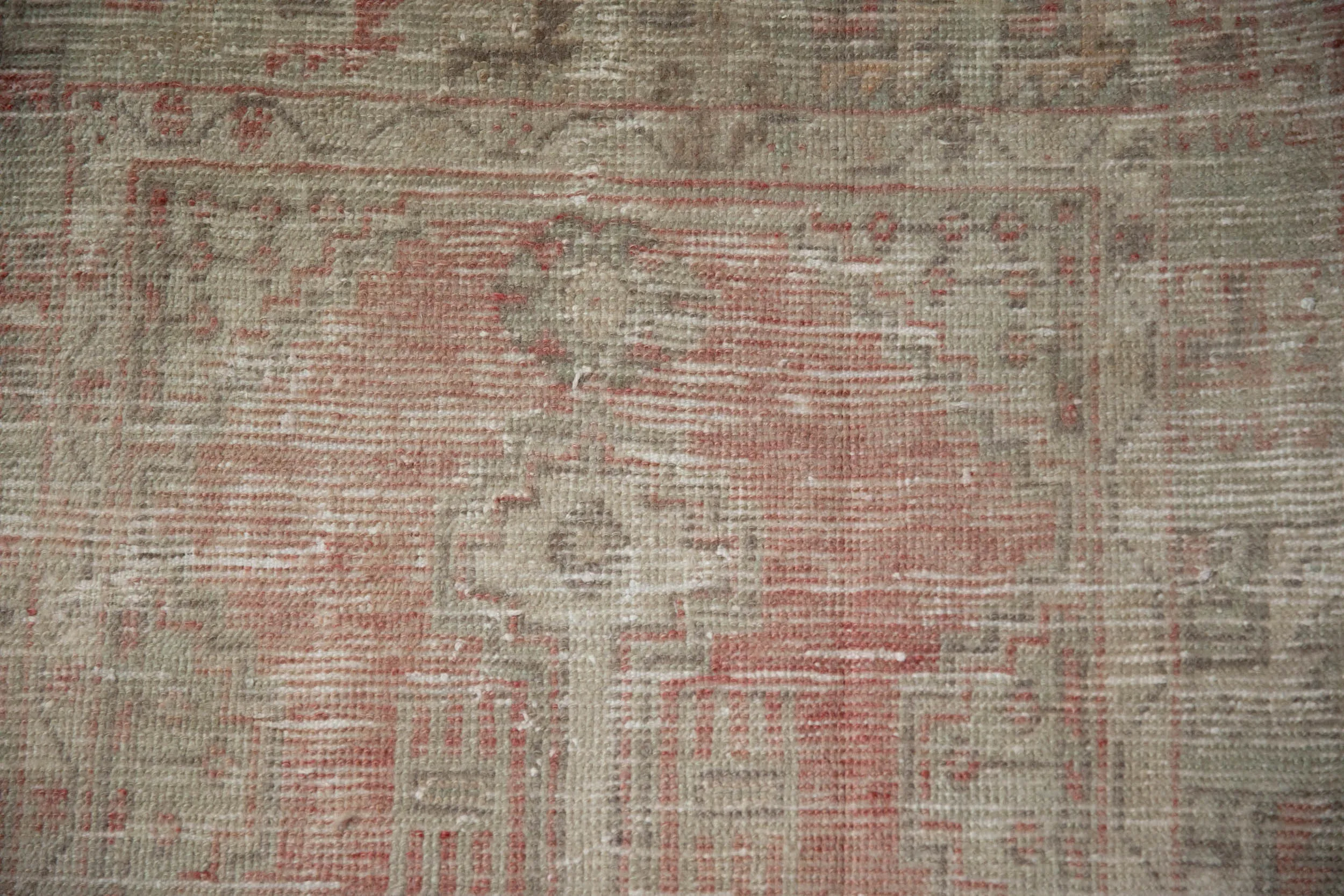 2.5x5 Vintage Distressed Oushak Rug Runner