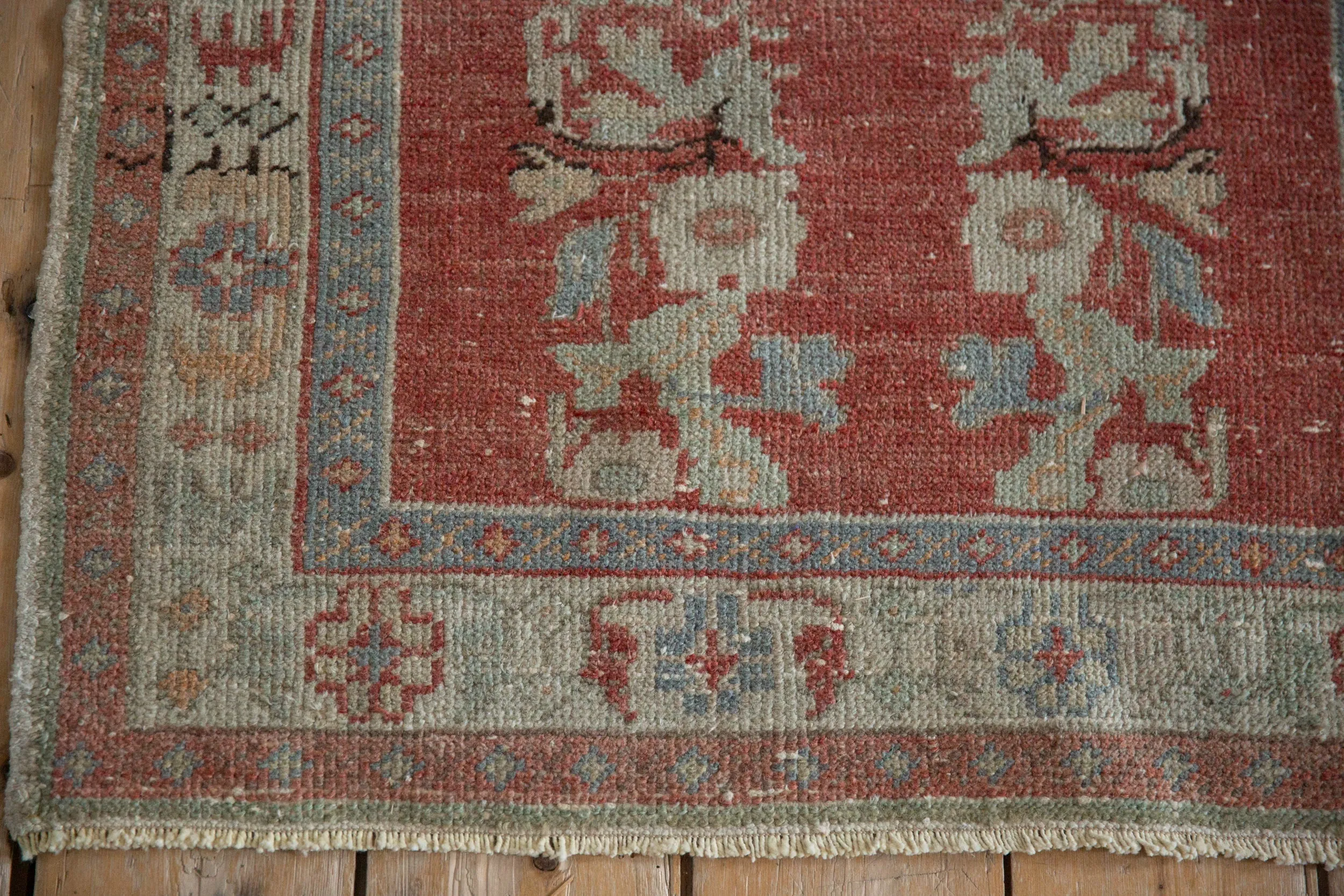 2.5x5 Vintage Distressed Oushak Rug Runner