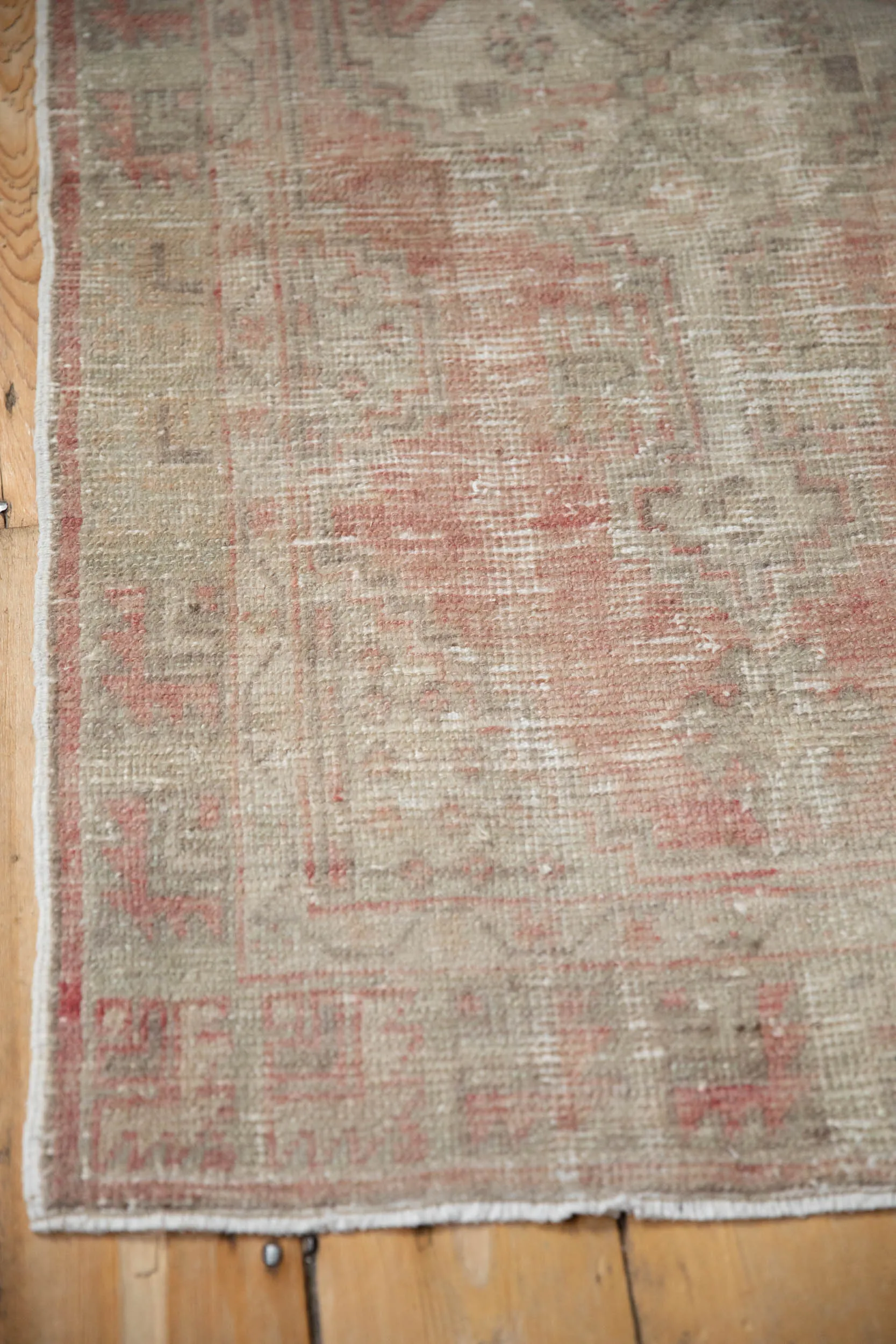 2.5x5 Vintage Distressed Oushak Rug Runner