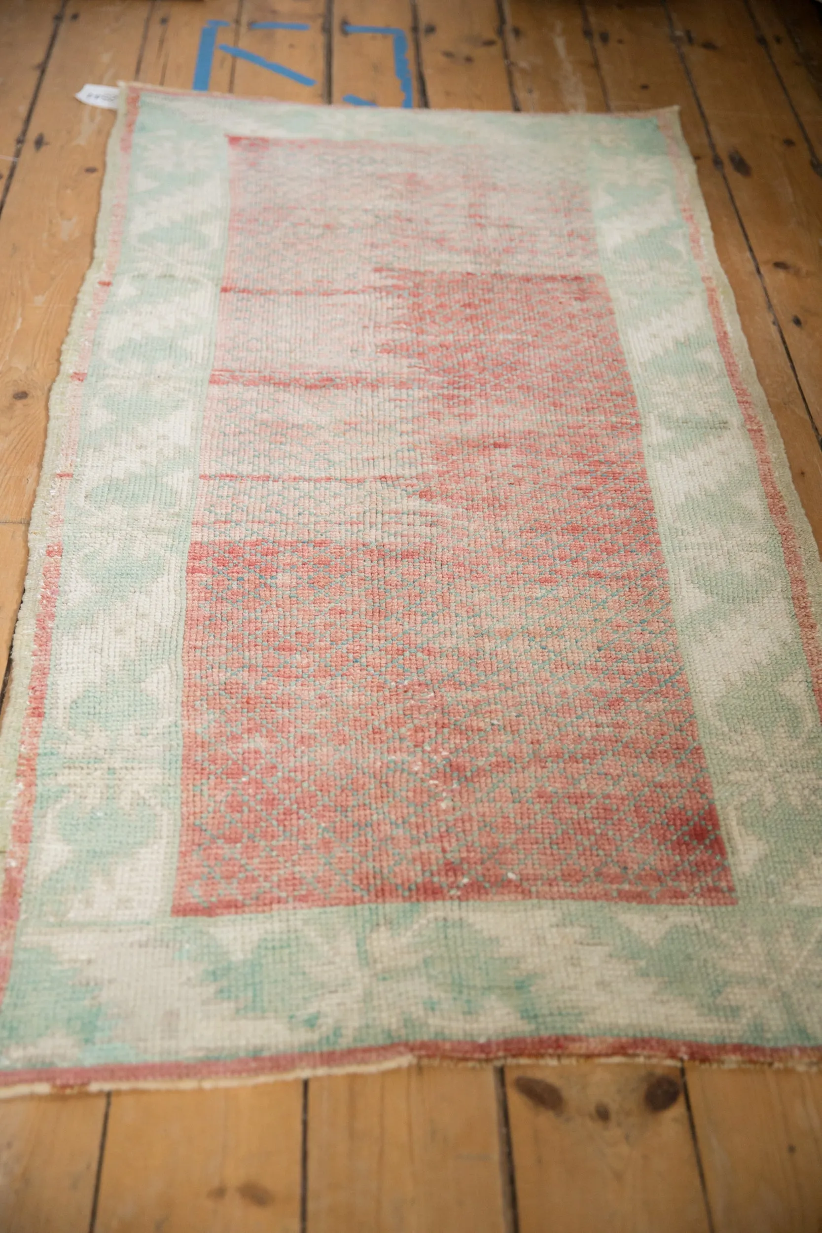2.5x5.5 Vintage Distressed Anatolian Rug Runner