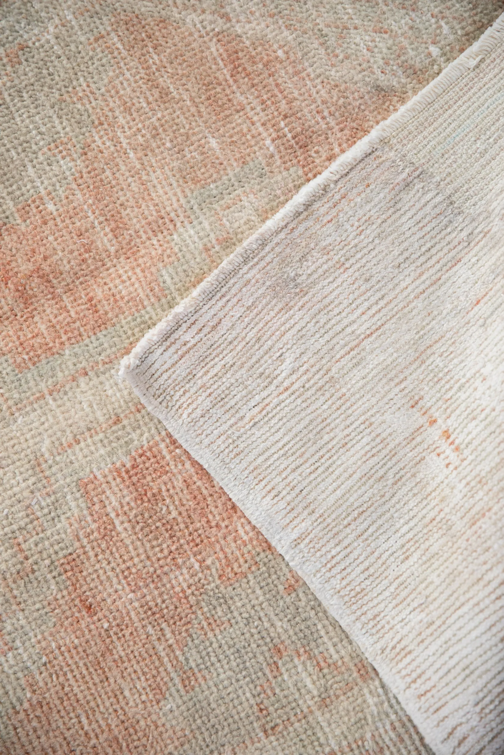 2.5x5.5 Vintage Distressed Oushak Rug Runner