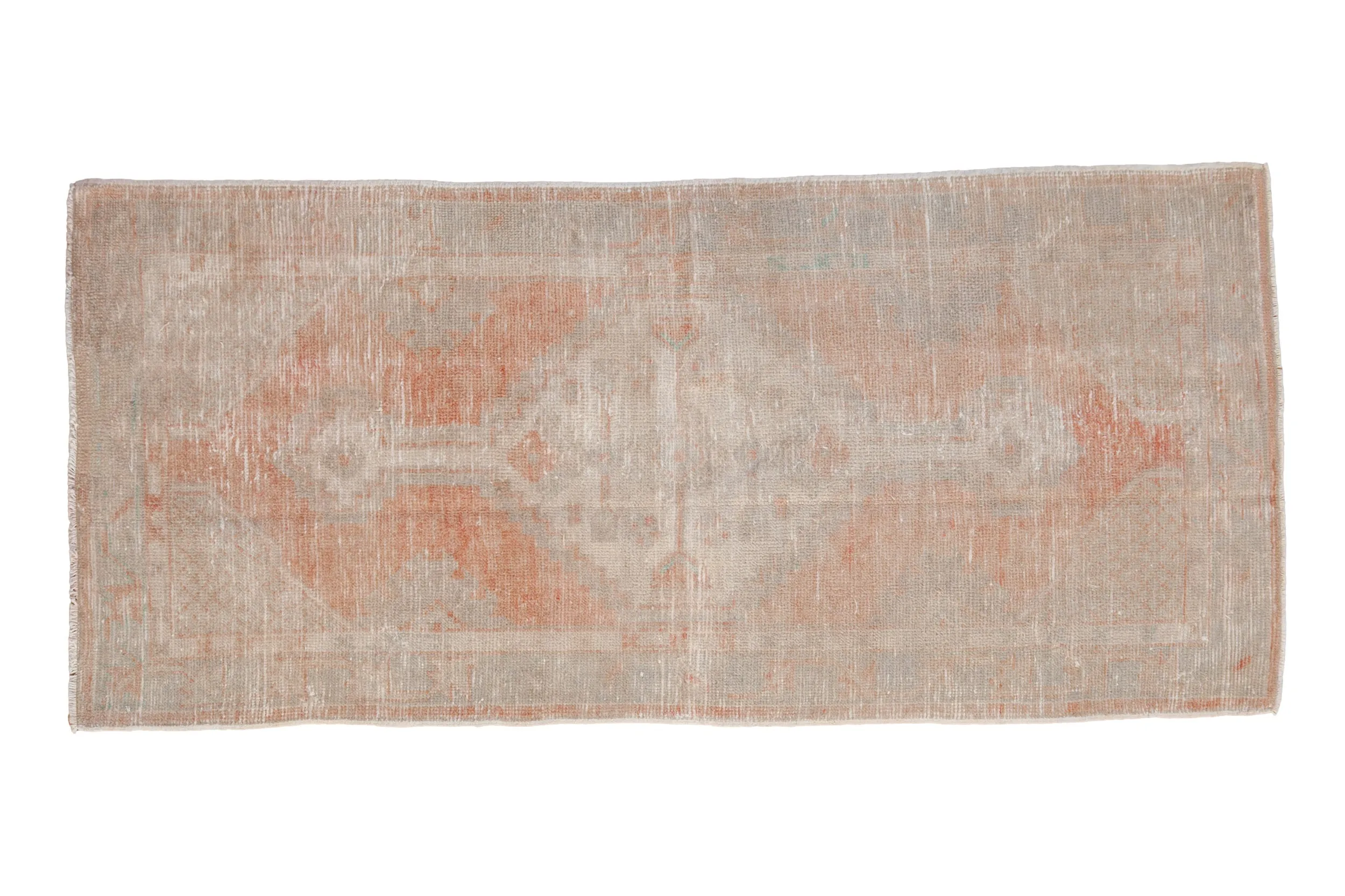 2.5x5.5 Vintage Distressed Oushak Rug Runner