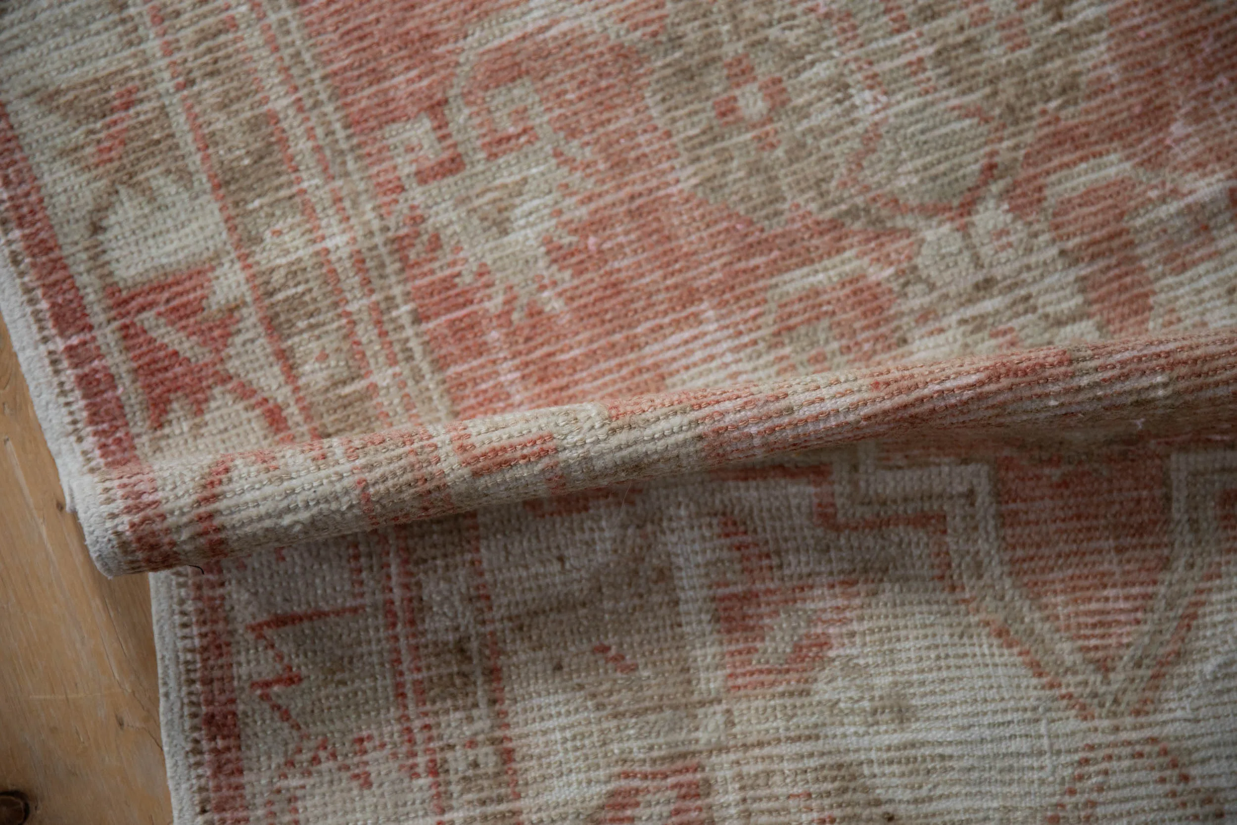2.5x5.5 Vintage Distressed Oushak Rug Runner