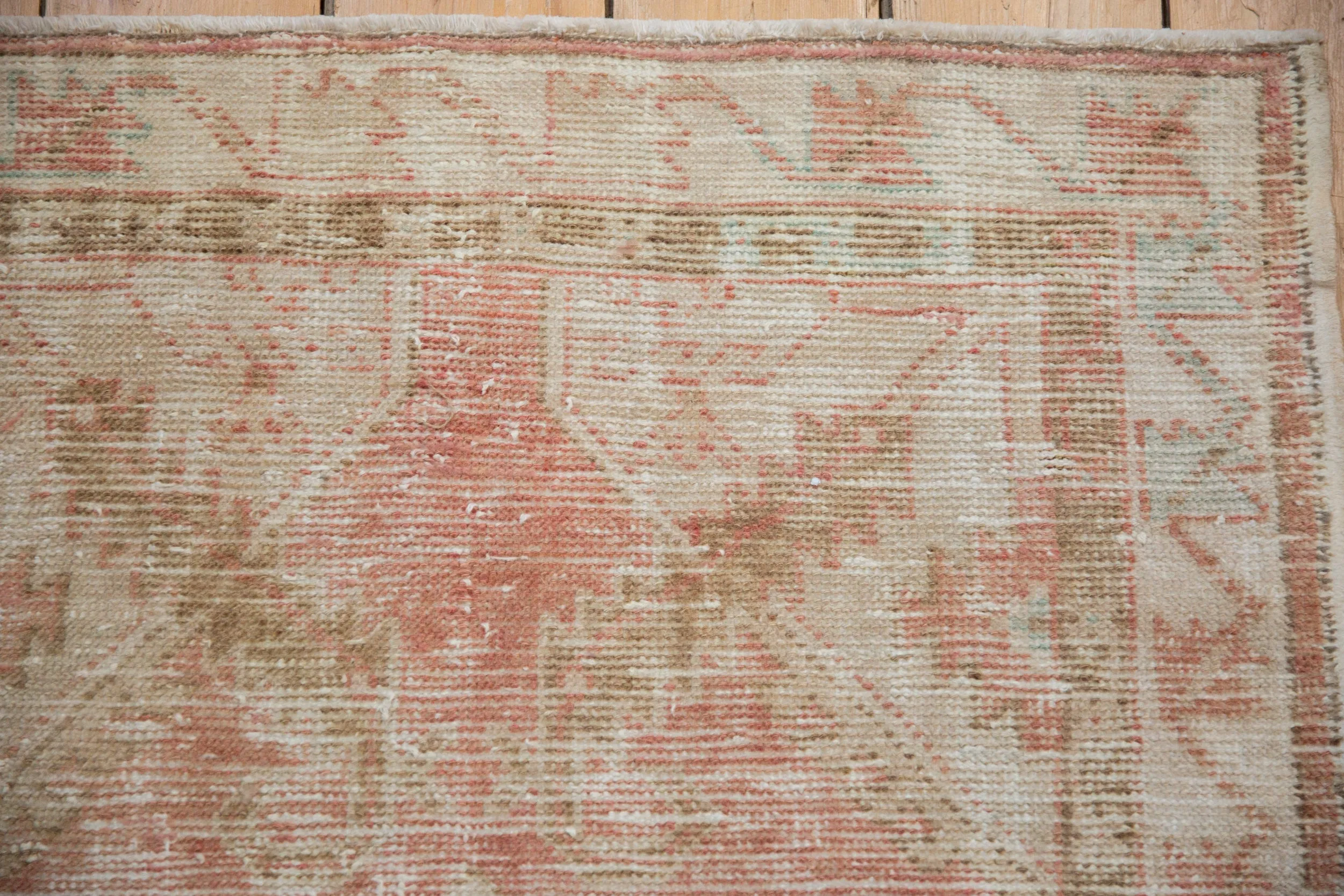 2.5x5.5 Vintage Distressed Oushak Rug Runner