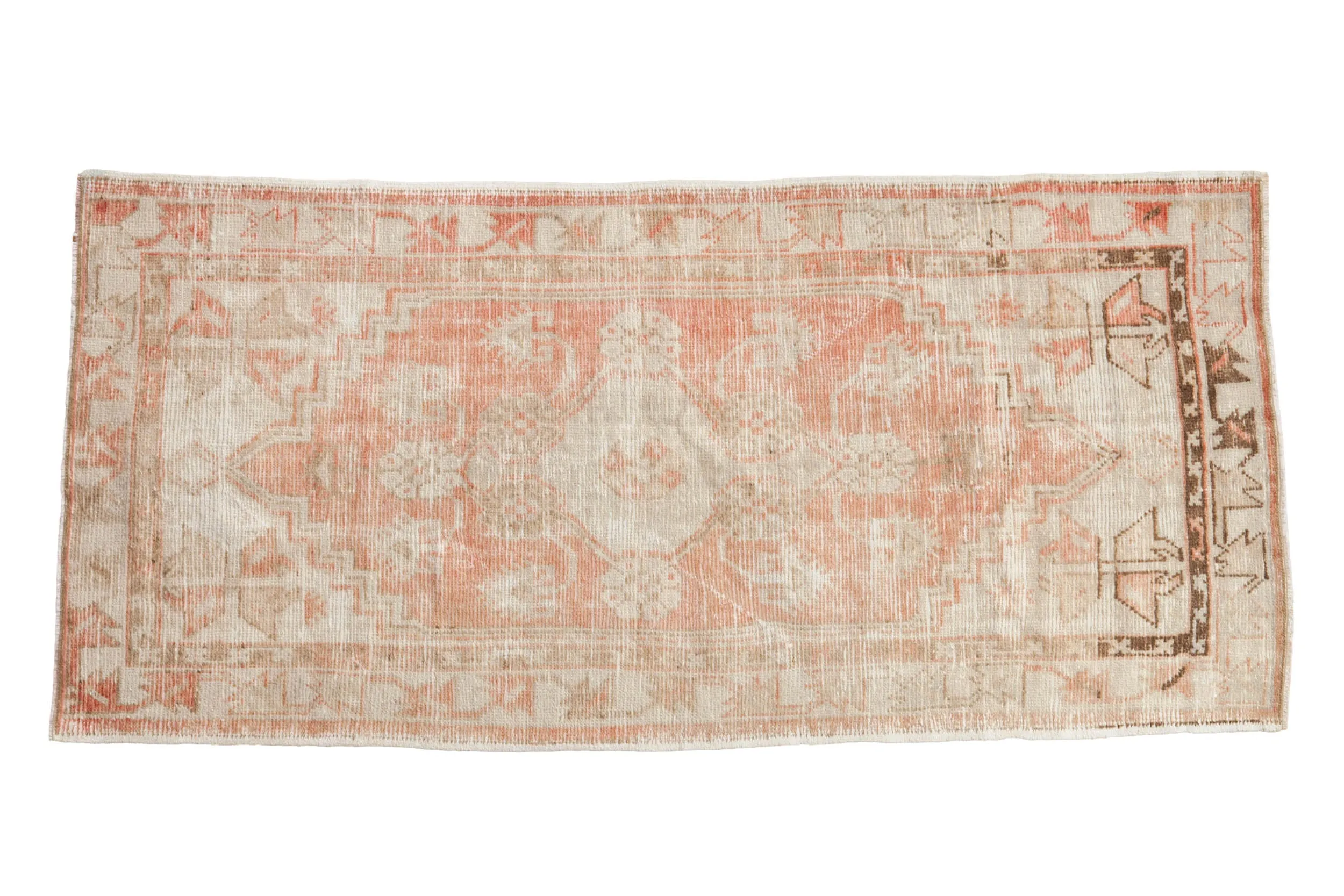 2.5x5.5 Vintage Distressed Oushak Rug Runner