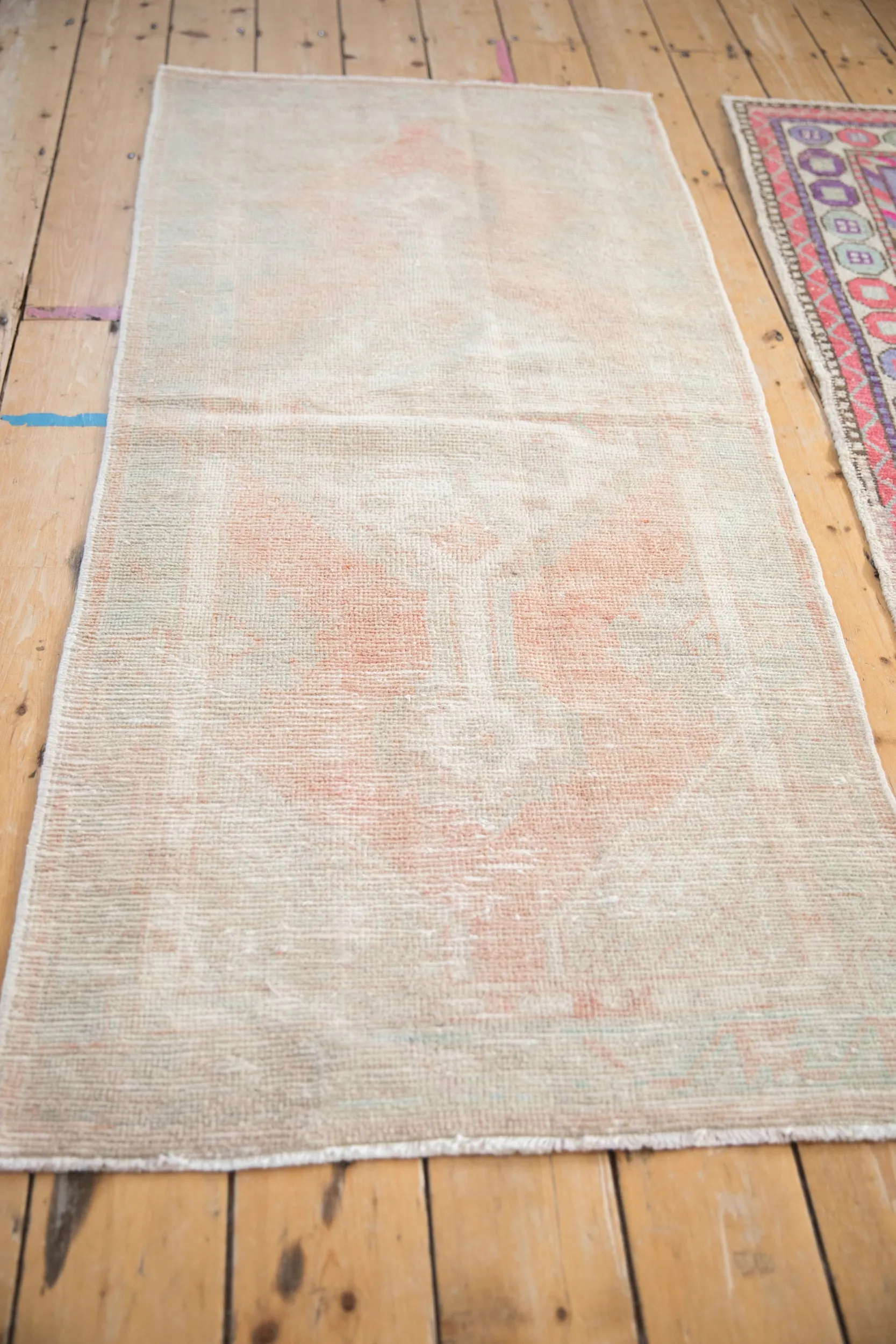 2.5x5.5 Vintage Distressed Oushak Rug Runner