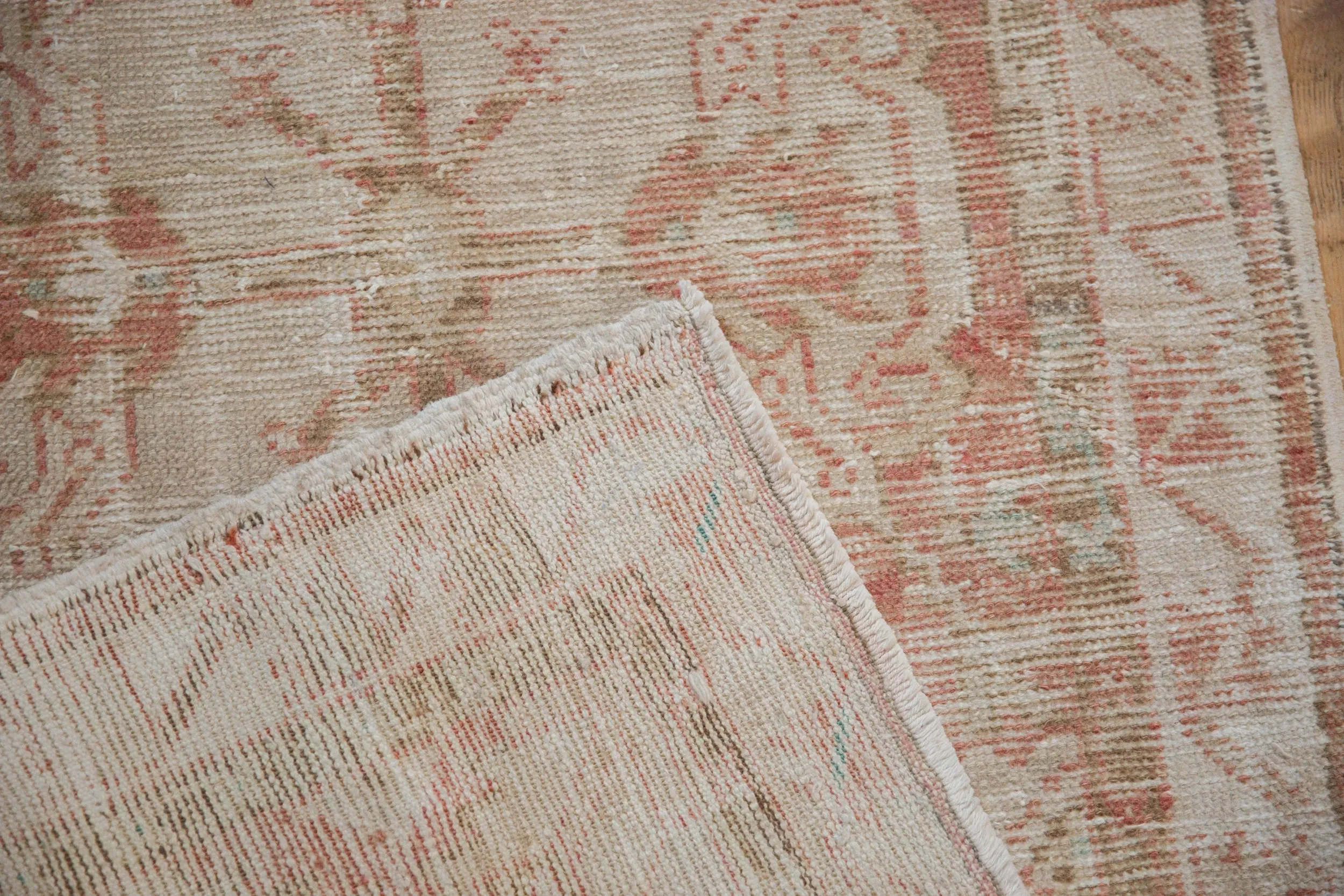 2.5x5.5 Vintage Distressed Oushak Rug Runner