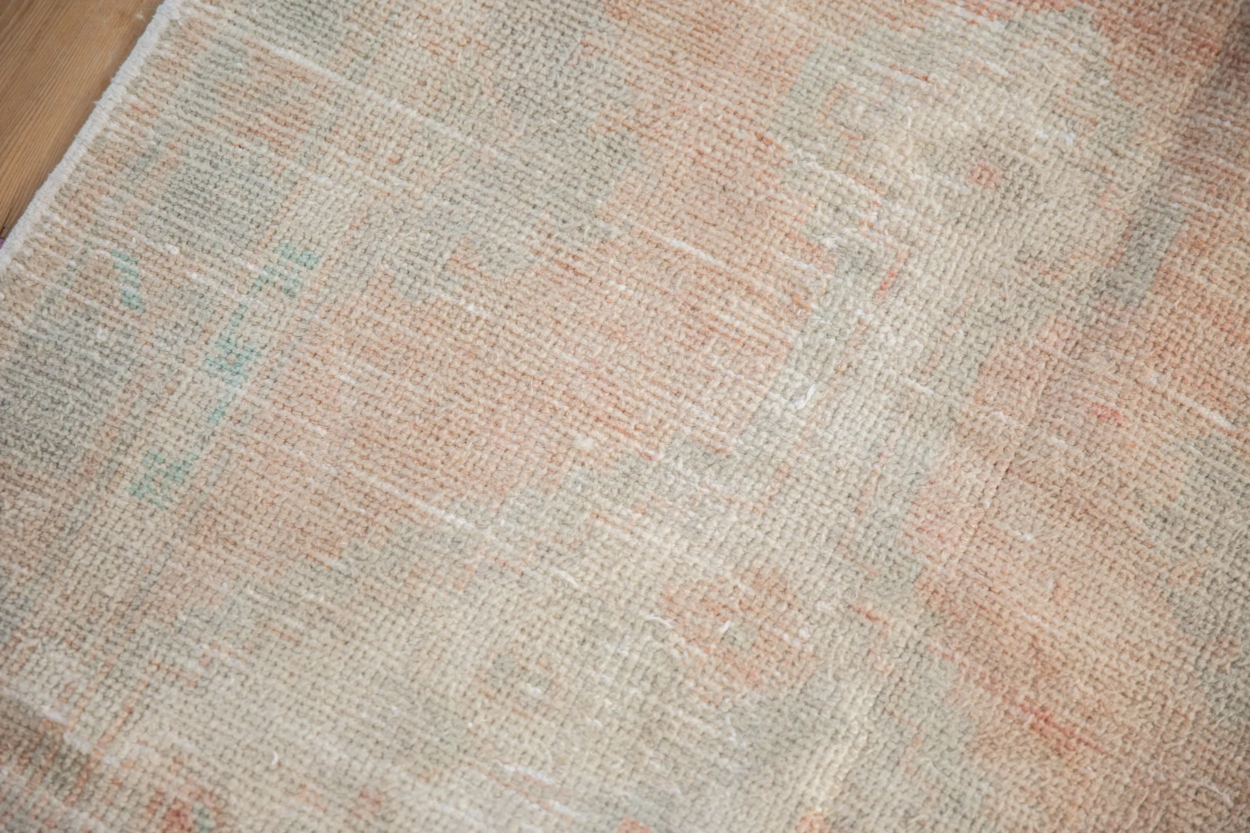2.5x5.5 Vintage Distressed Oushak Rug Runner