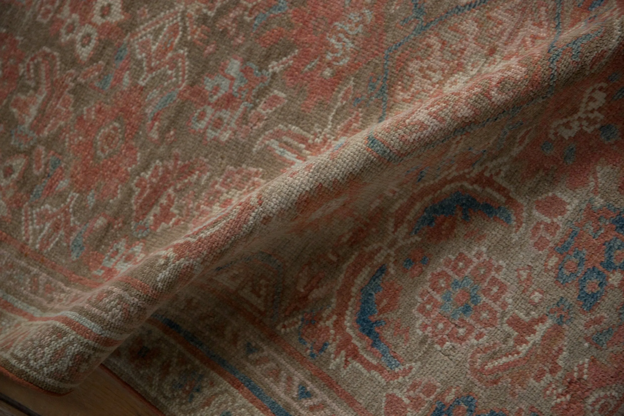 3x13 Vintage Distressed Hamadan Rug Runner