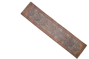 3x13.5 Antique Distressed Malayer Rug Runner