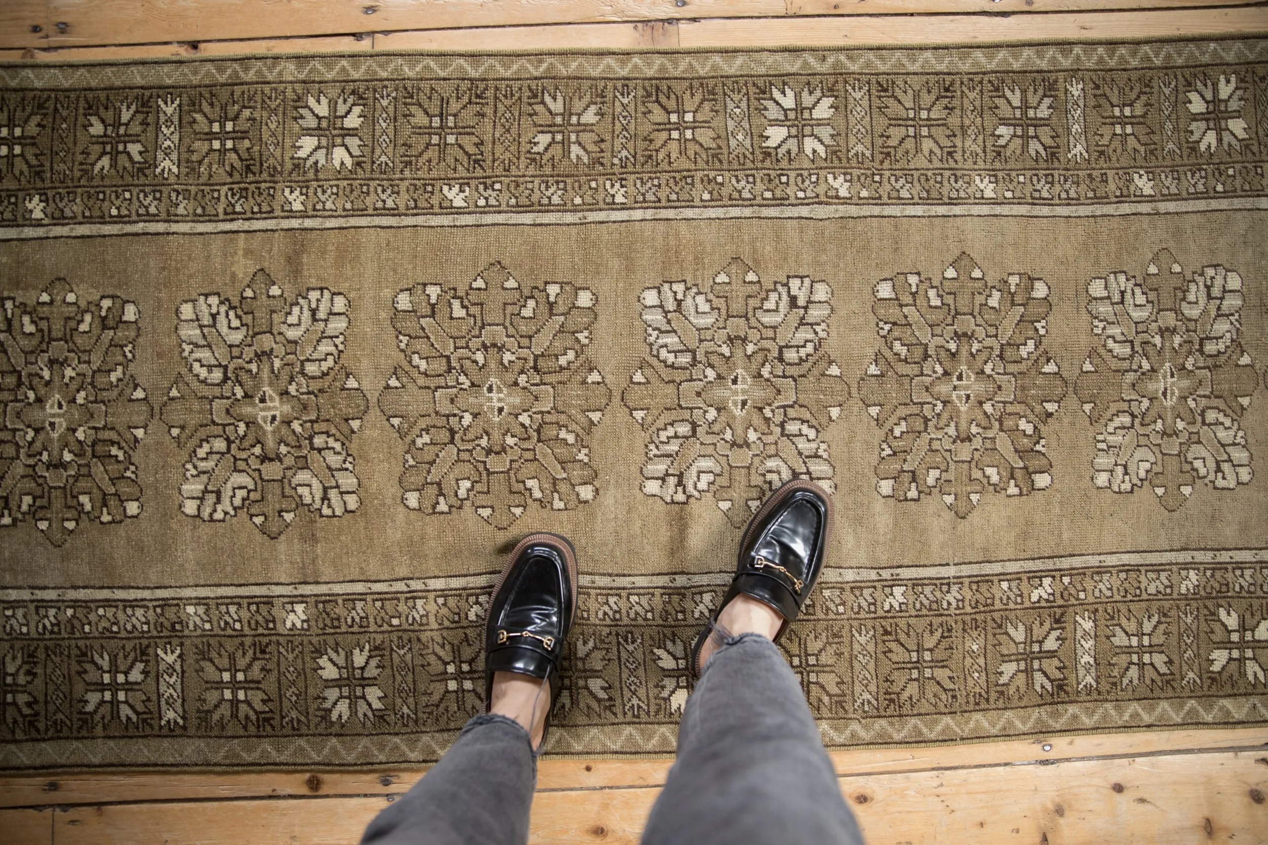 3x14 Vintage Distressed Melas Rug Runner