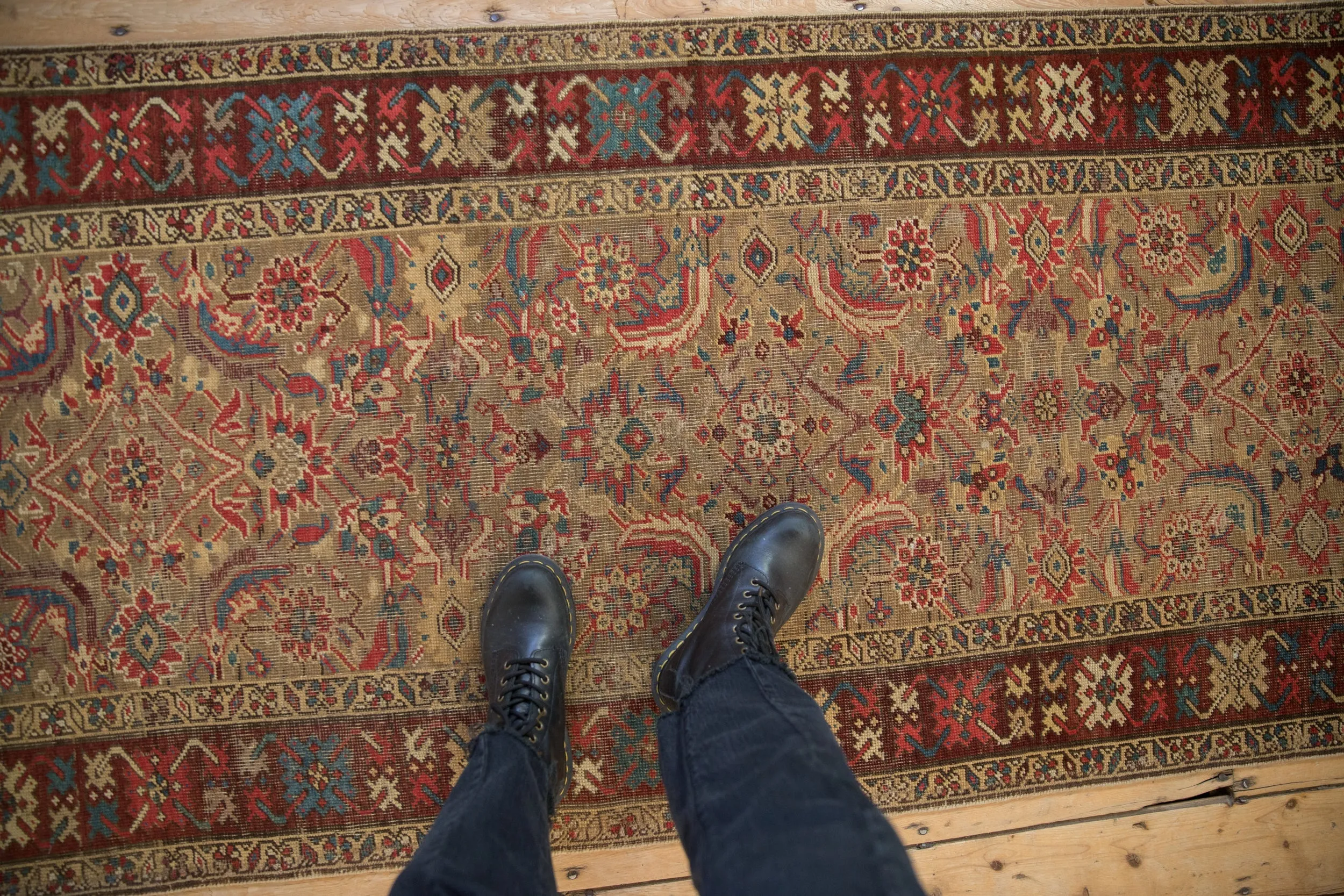 3x14.5 Antique Karabagh Rug Runner