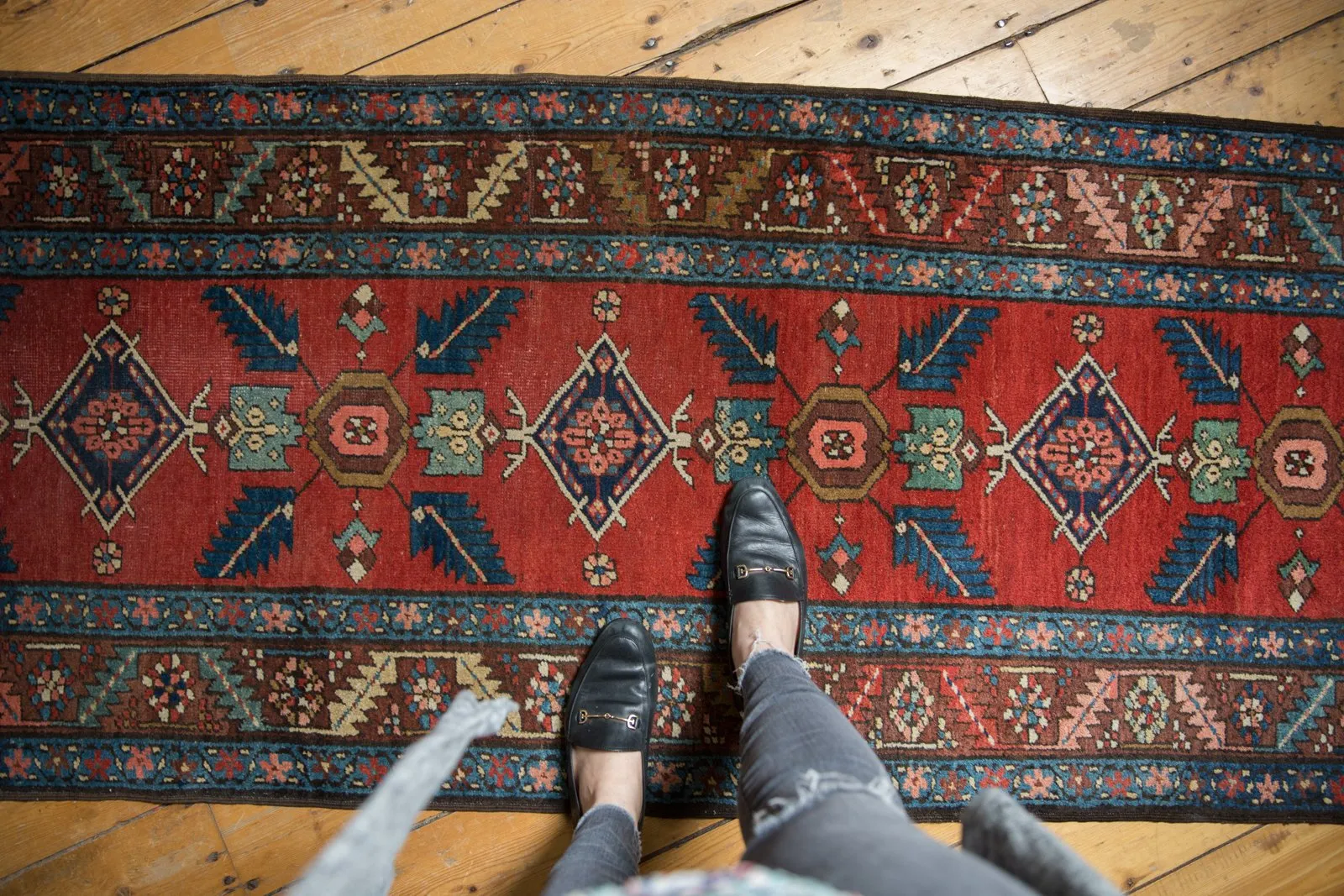3x14.5 Vintage Northwest Persian Rug Runner