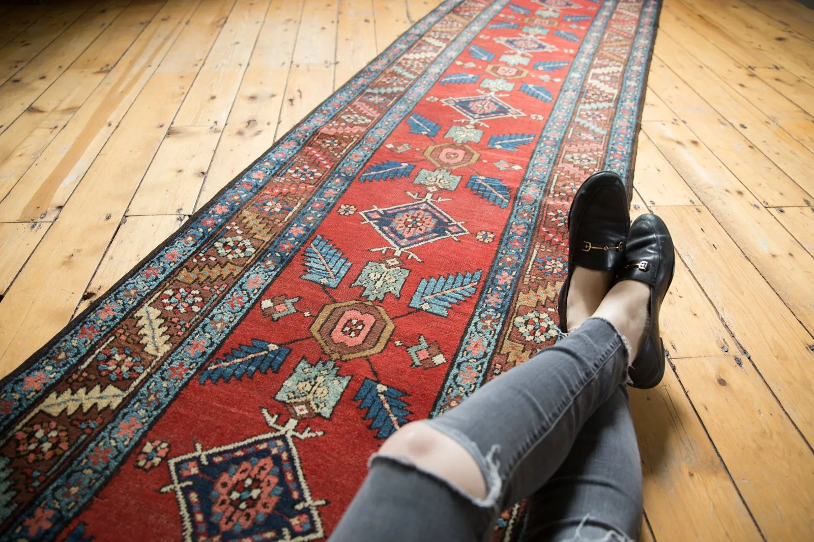 3x14.5 Vintage Northwest Persian Rug Runner
