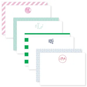 4.5x6.25 Monogram Notecard // DIY