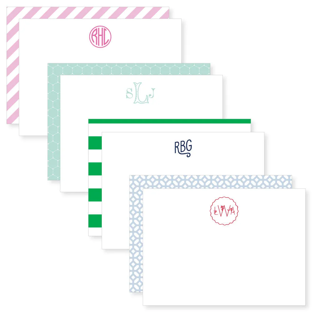 4.5x6.25 Monogram Notecard // DIY