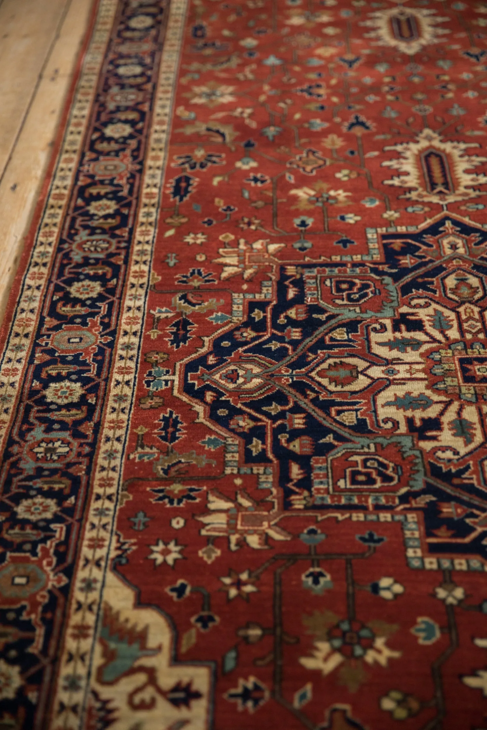 4x12 Indian Heriz Design Rug Runner