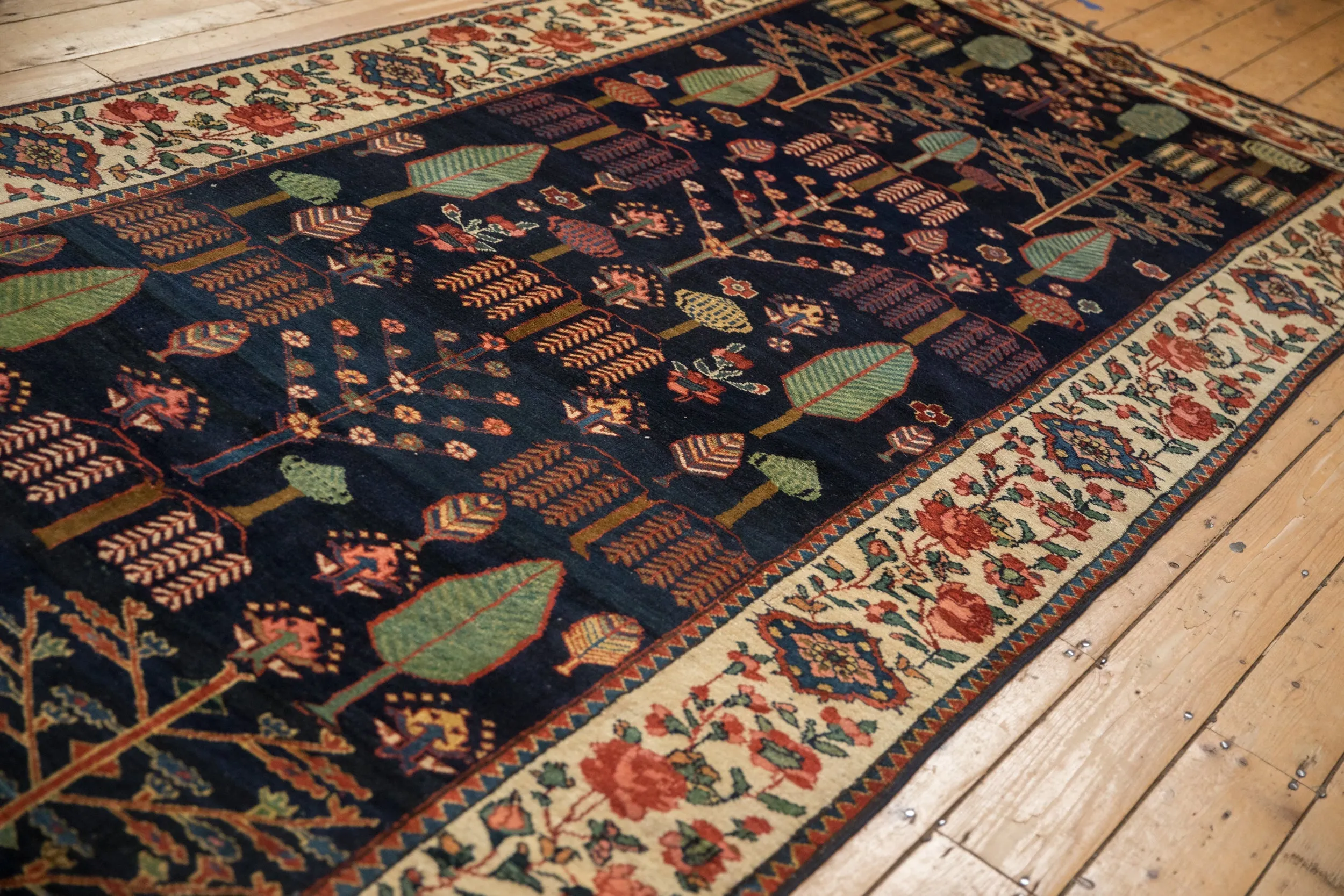 5.5x13 Vintage Baktiari Rug Runner