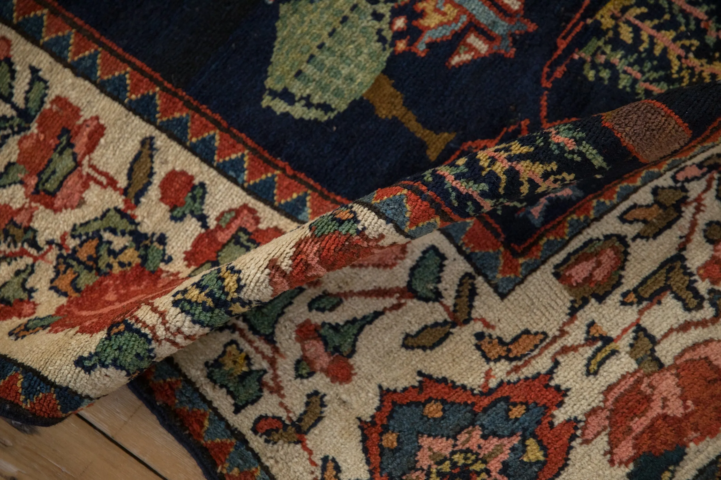 5.5x13 Vintage Baktiari Rug Runner