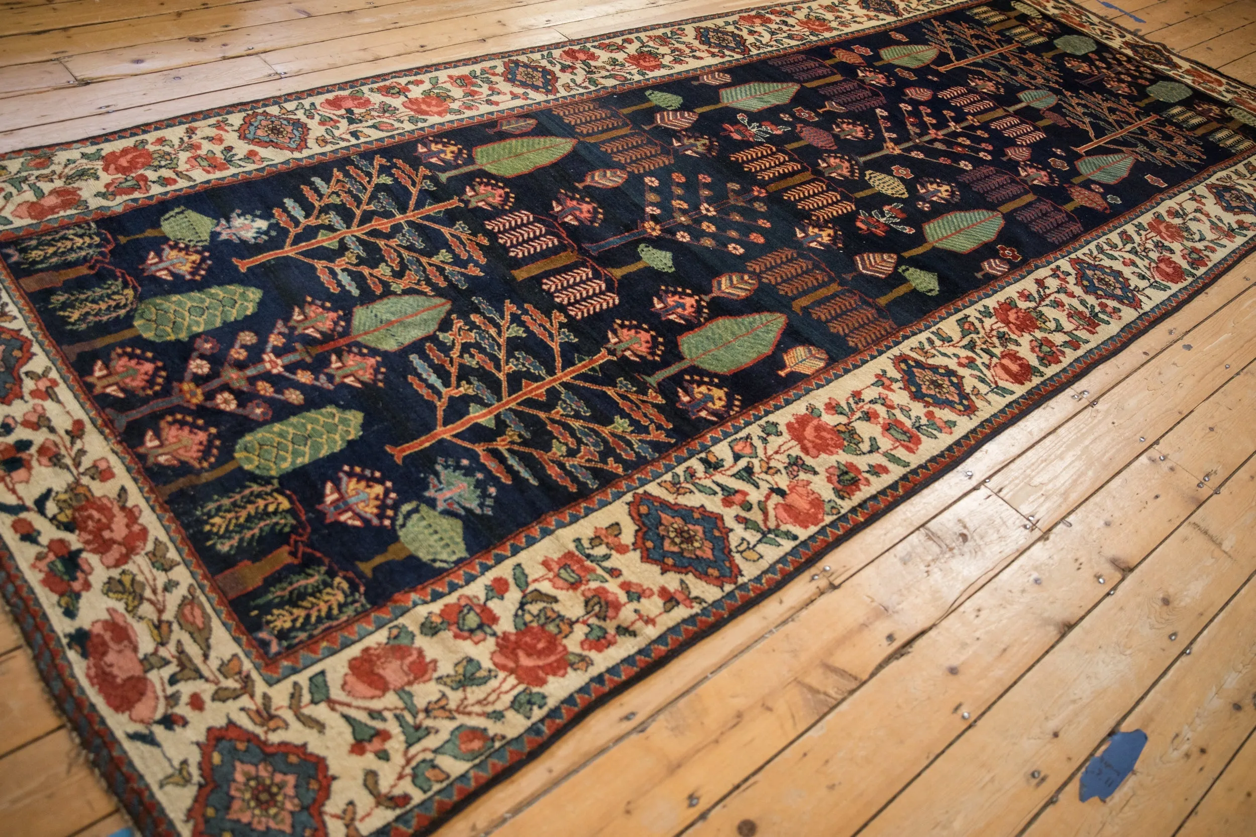 5.5x13 Vintage Baktiari Rug Runner