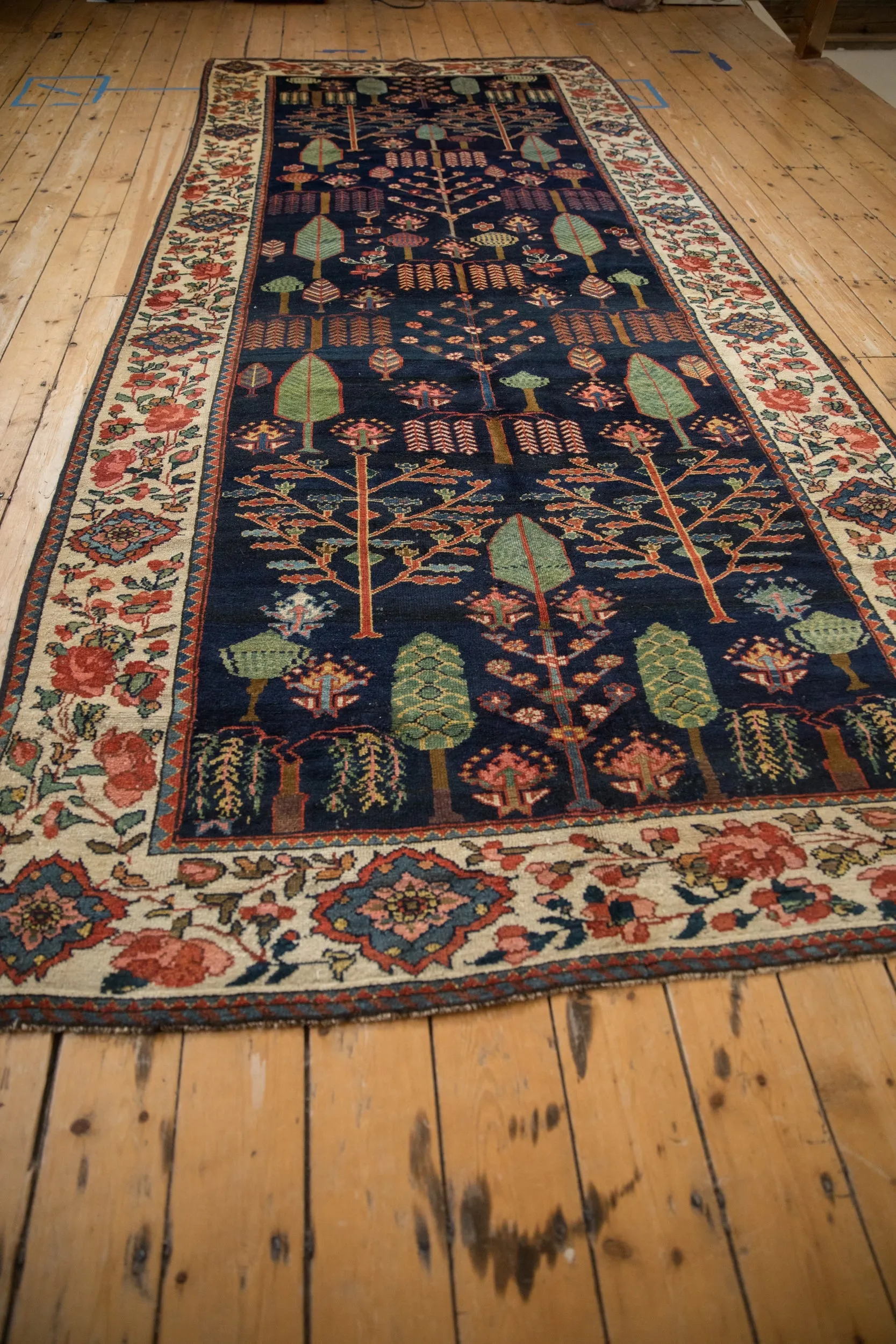 5.5x13 Vintage Baktiari Rug Runner