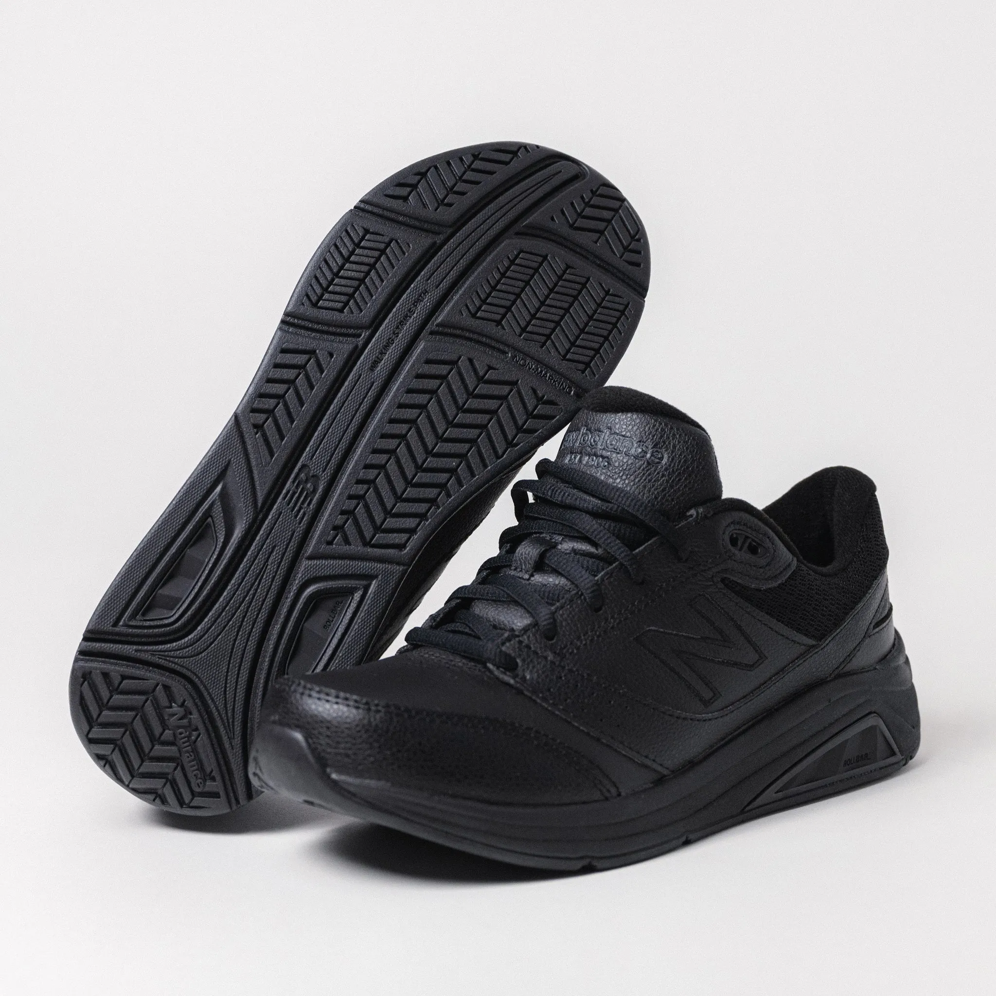 928 V3 STABLE WALK - BLACK - LEATHER