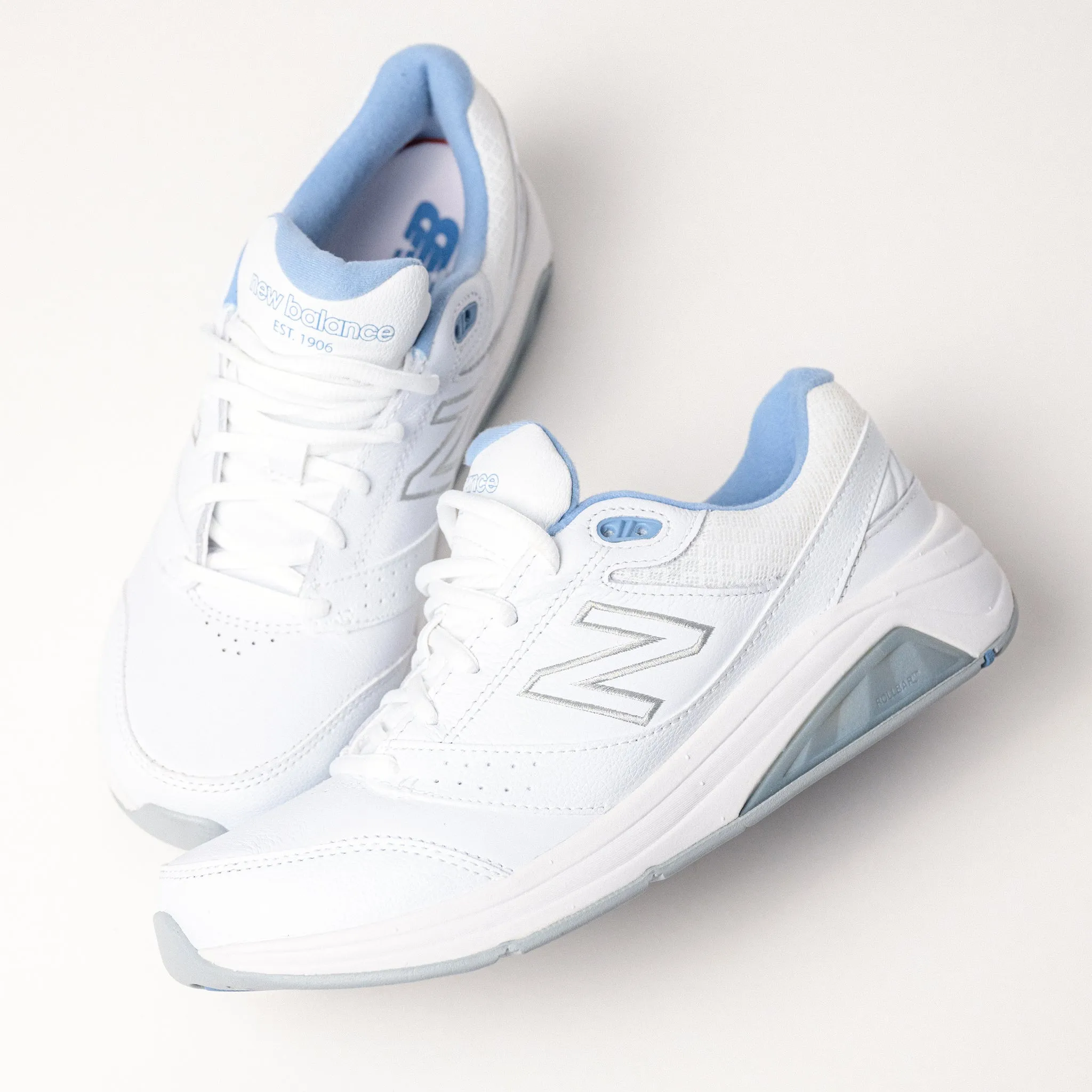928 V3 STABLE WALK - WHITE - LEATHER