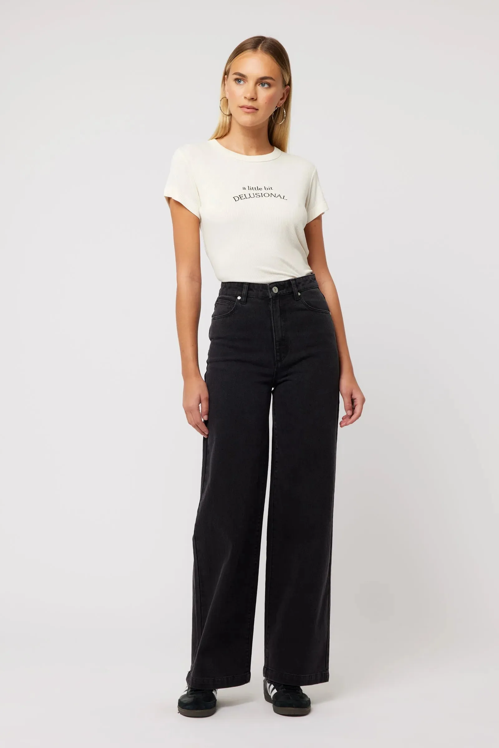 Abrand 94 High & Wide - Sophie - Washed Black