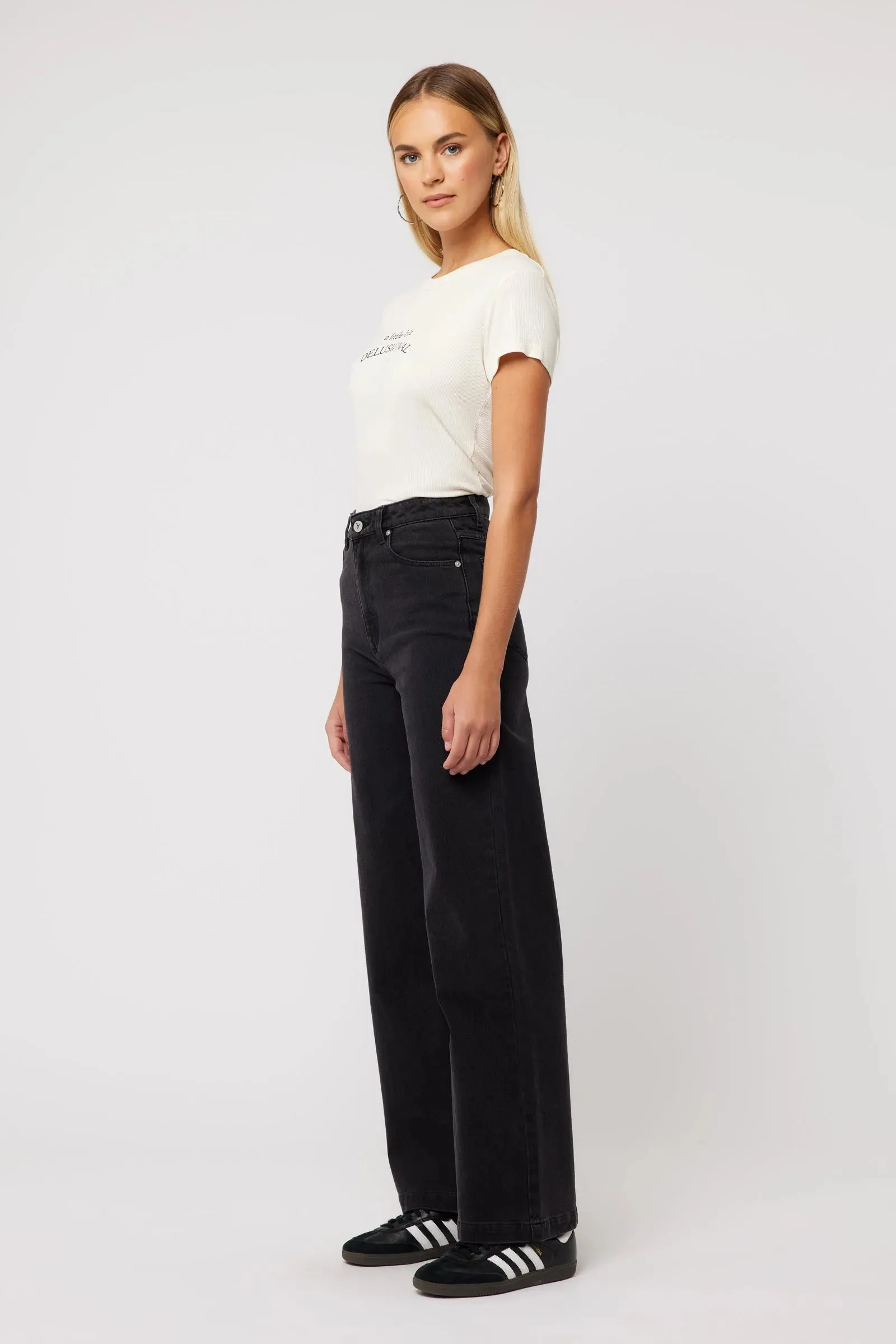 Abrand 94 High & Wide - Sophie - Washed Black