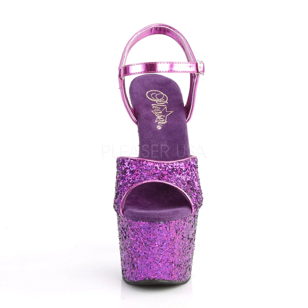 ADORE-710LG  Purple Holo Glitter/Purple Holo Glitter