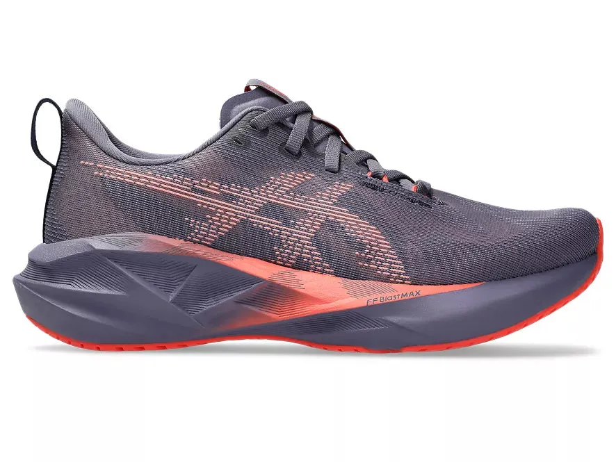 Asics | Novablast 5 | Women's | Greyish Purple/Coral Reef