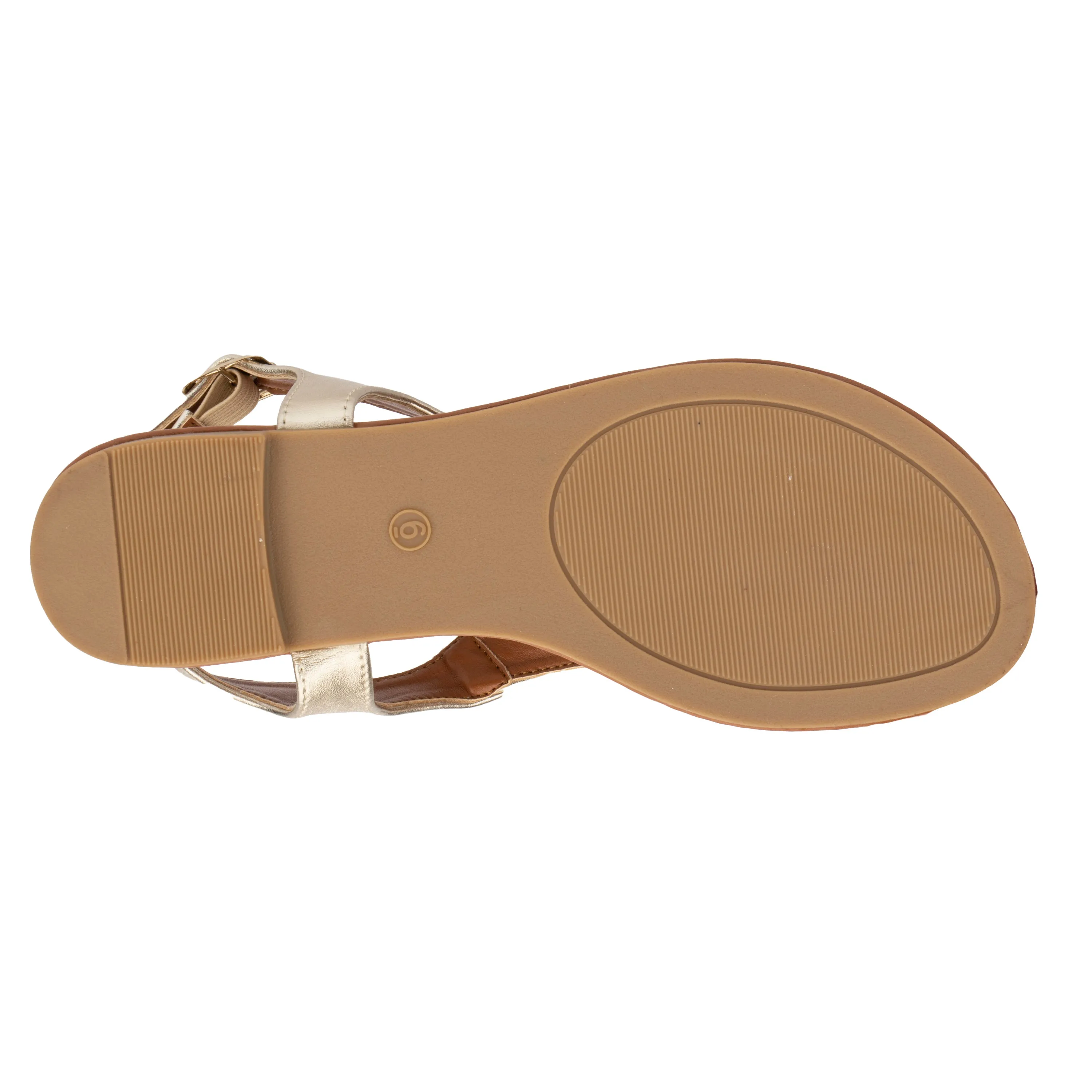 Aurelia Floral T-Strap Sandals