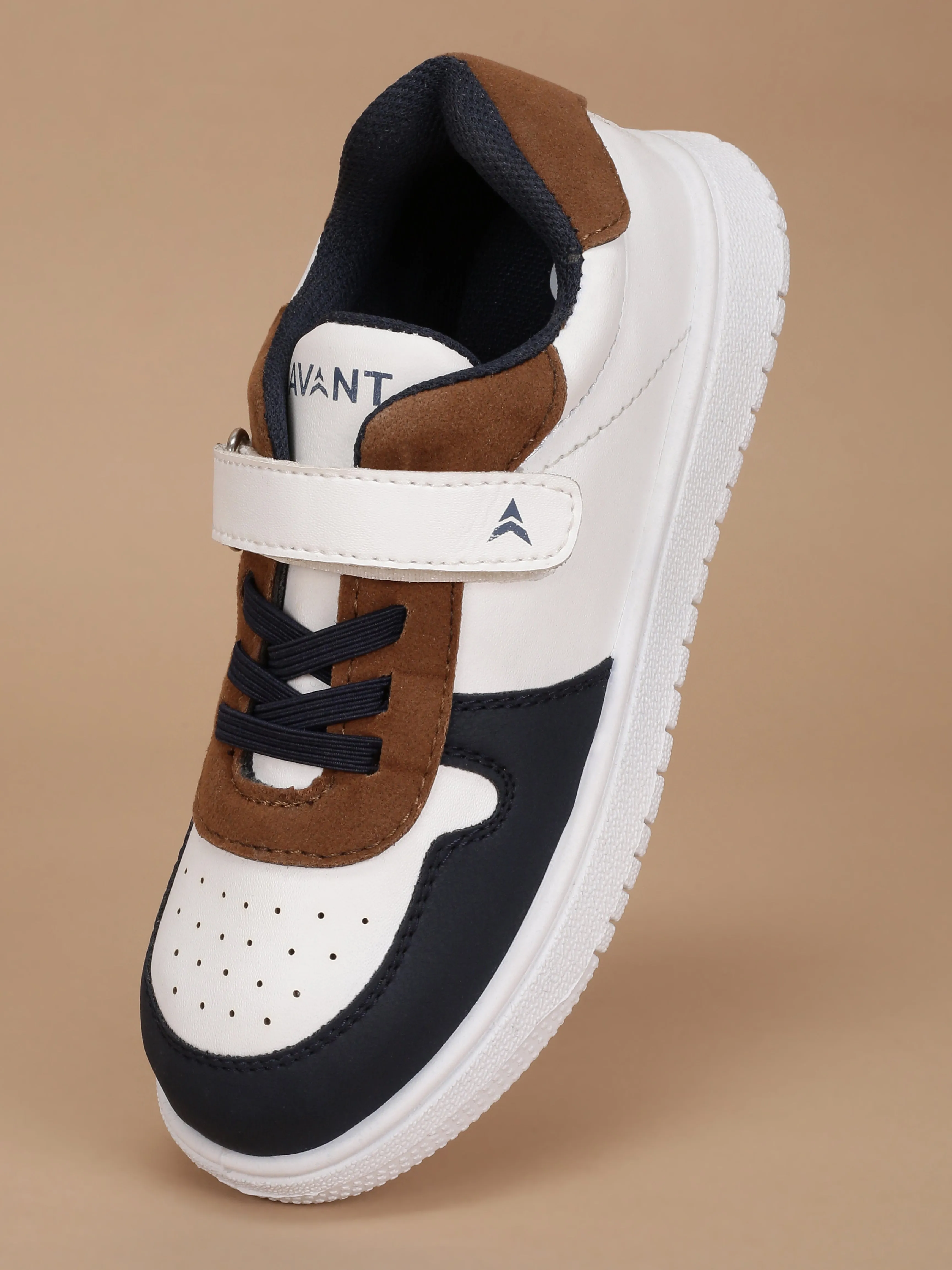 Avant Kids MiniVogue Sneakers - Tan/Navy
