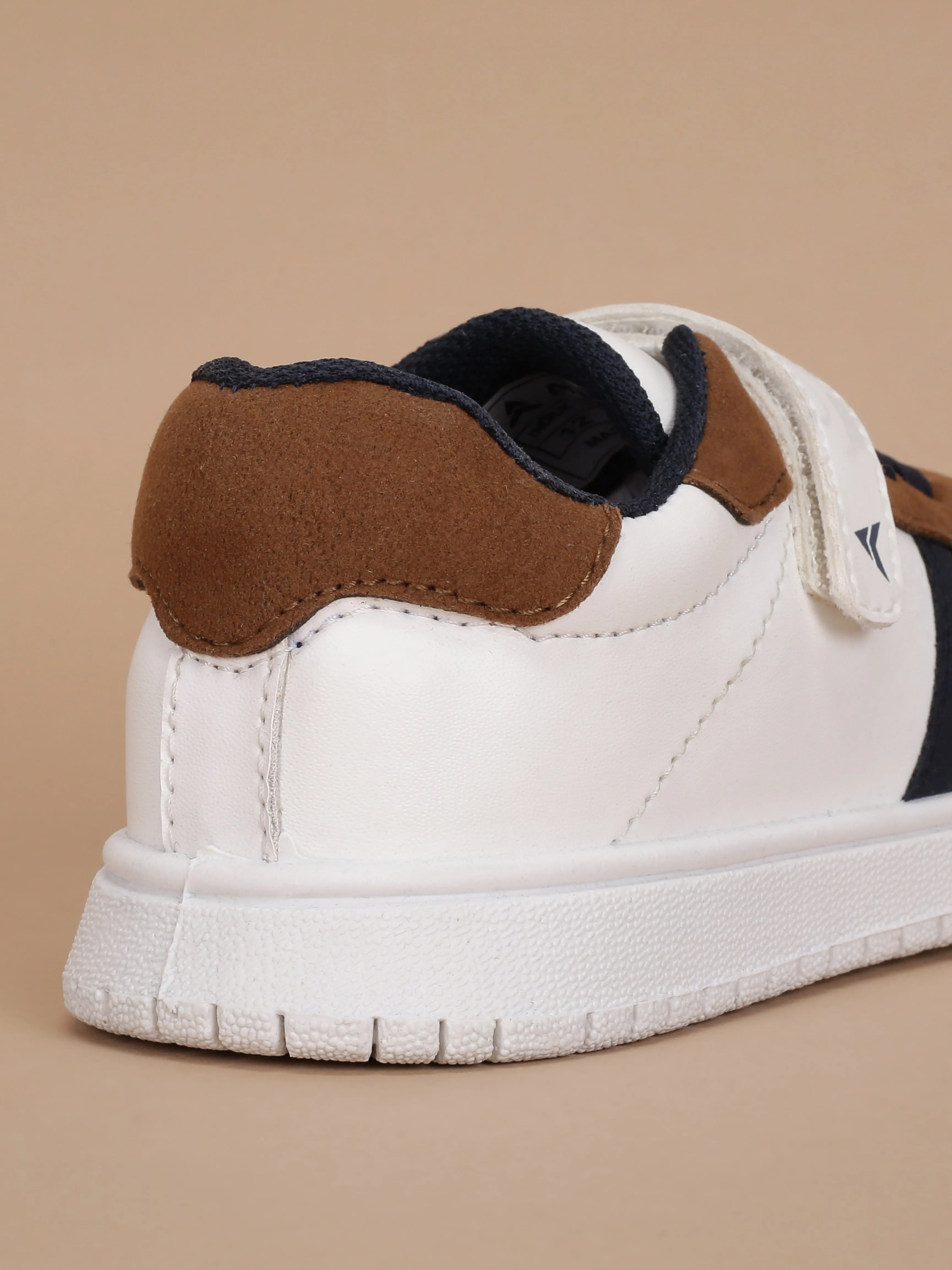 Avant Kids MiniVogue Sneakers - Tan/Navy