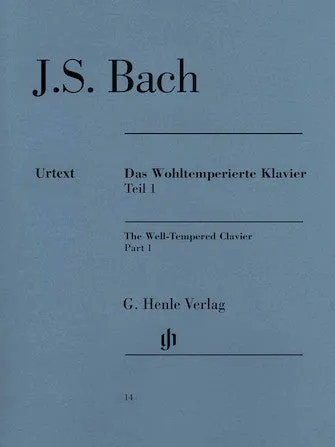 Bach - The Well-Tempered Clavier – Revised Edition Part I, BWV 846-869, Urtext
