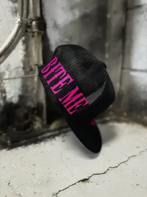 BITE ME SIDE STYLE BLACK HAT