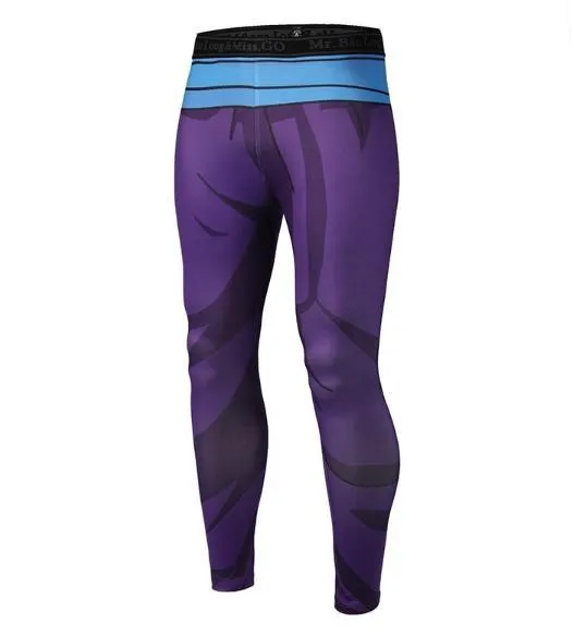 BJJ Rash Guard Men's Teen Gohan Armor Dragon Ball Z Leggings Compression Spats