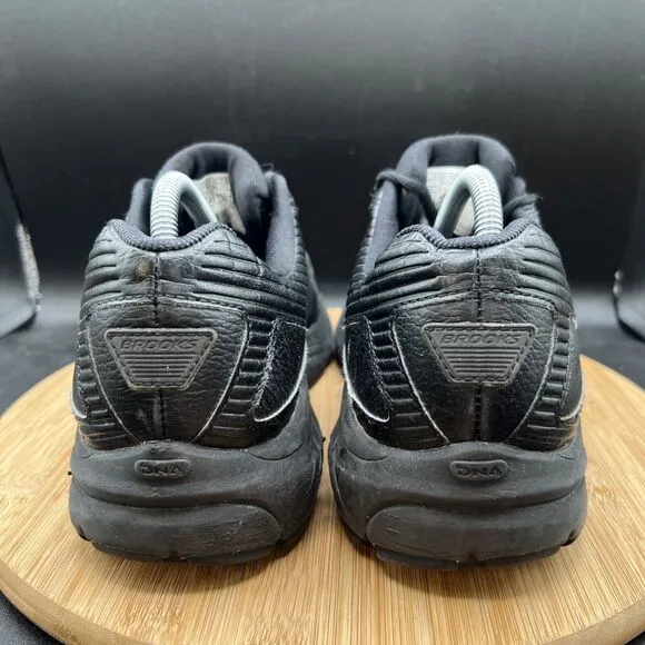 Brooks Mens Size 9.5 2E Wide Addiction Walker 2 1103182E072 Black Shoes Sneakers