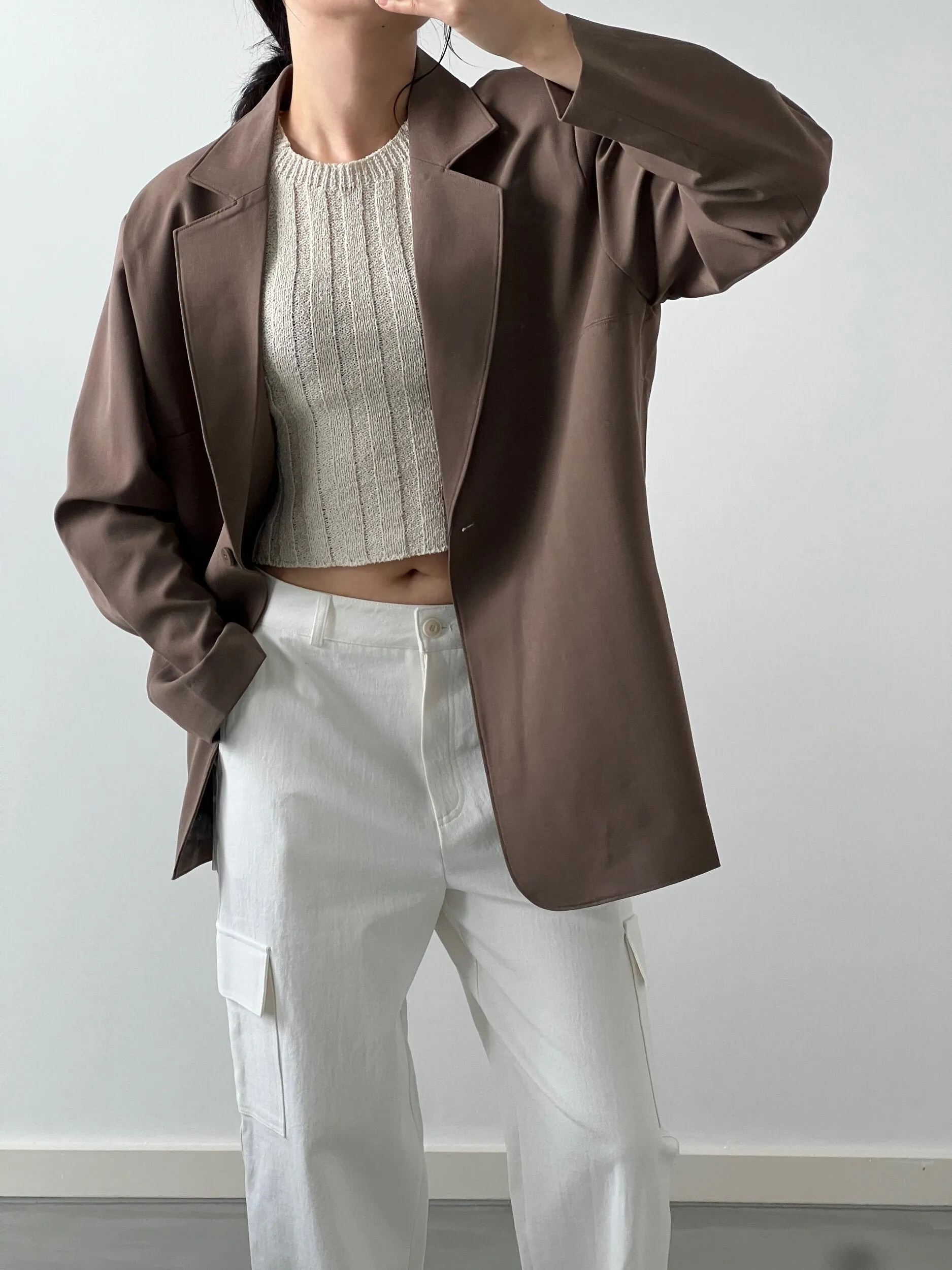 by DOE - Soft Jacquard Blazer