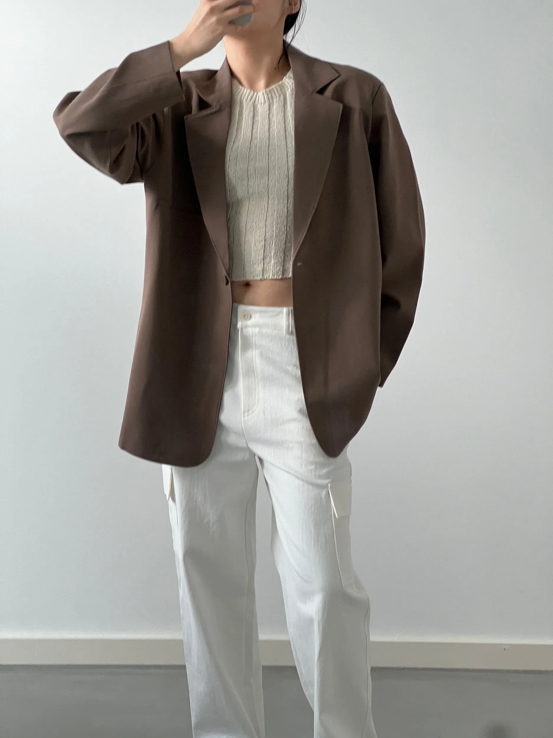 by DOE - Soft Jacquard Blazer