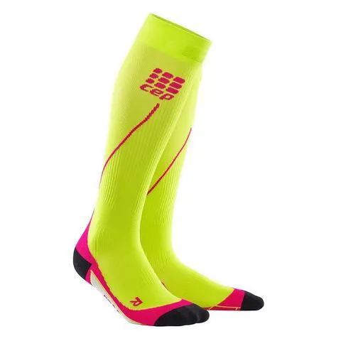 CEP Pro  Run Sock 2.0 Lime/Pink Woman